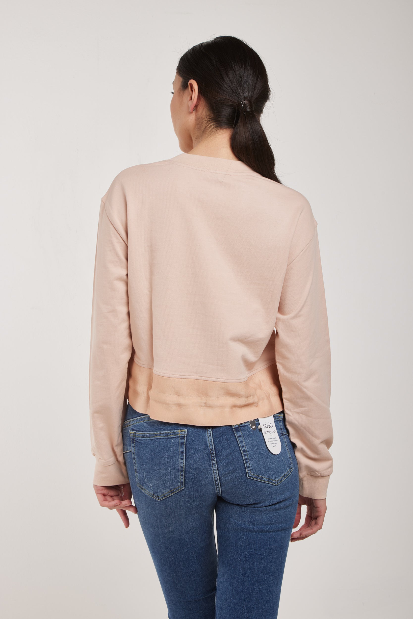 TWINSET Rose Sweatshirt mit Love-Print