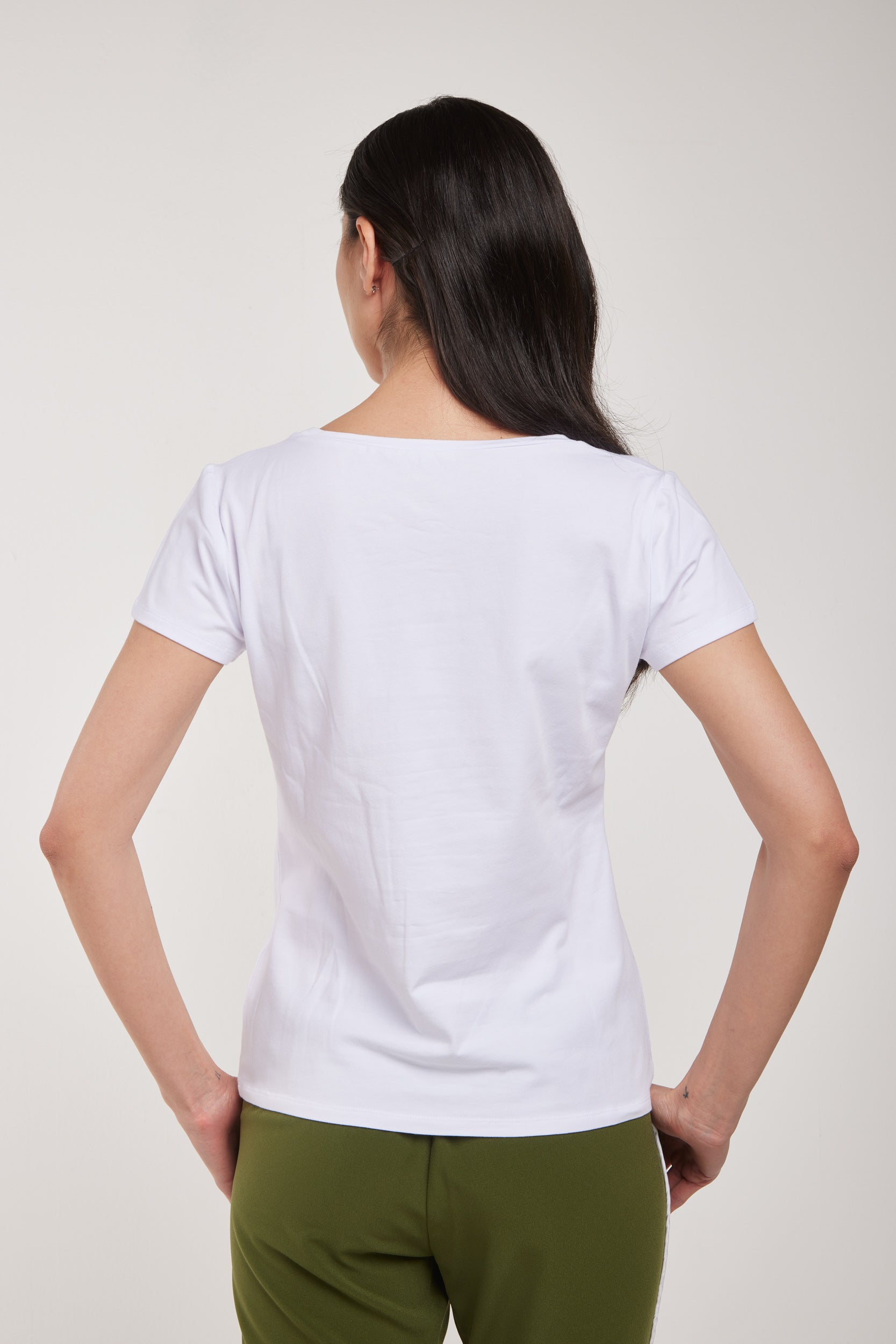 LIU-JO T-Shirt Weiße „Live“, „Love & Sparkle“