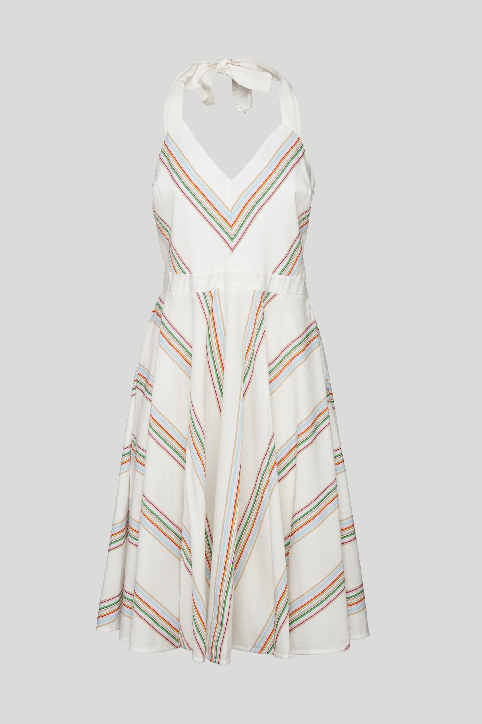 OTTOD'AME Retro-Kleid? Weiße und Streifen