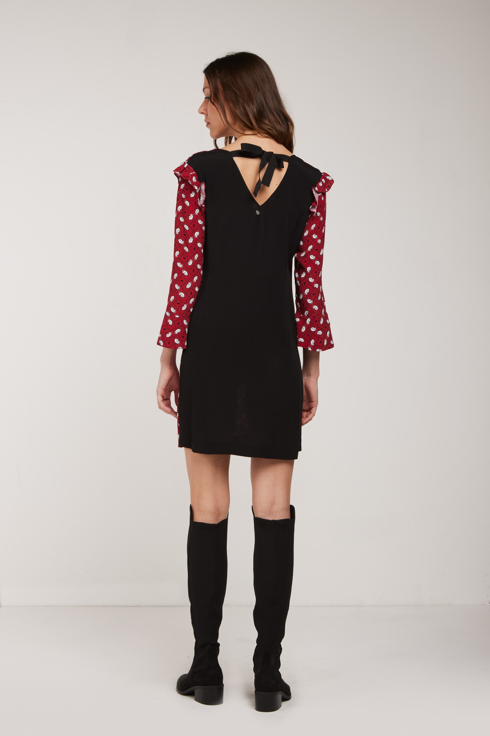 LIU-JO Rote Micro-Federkleid