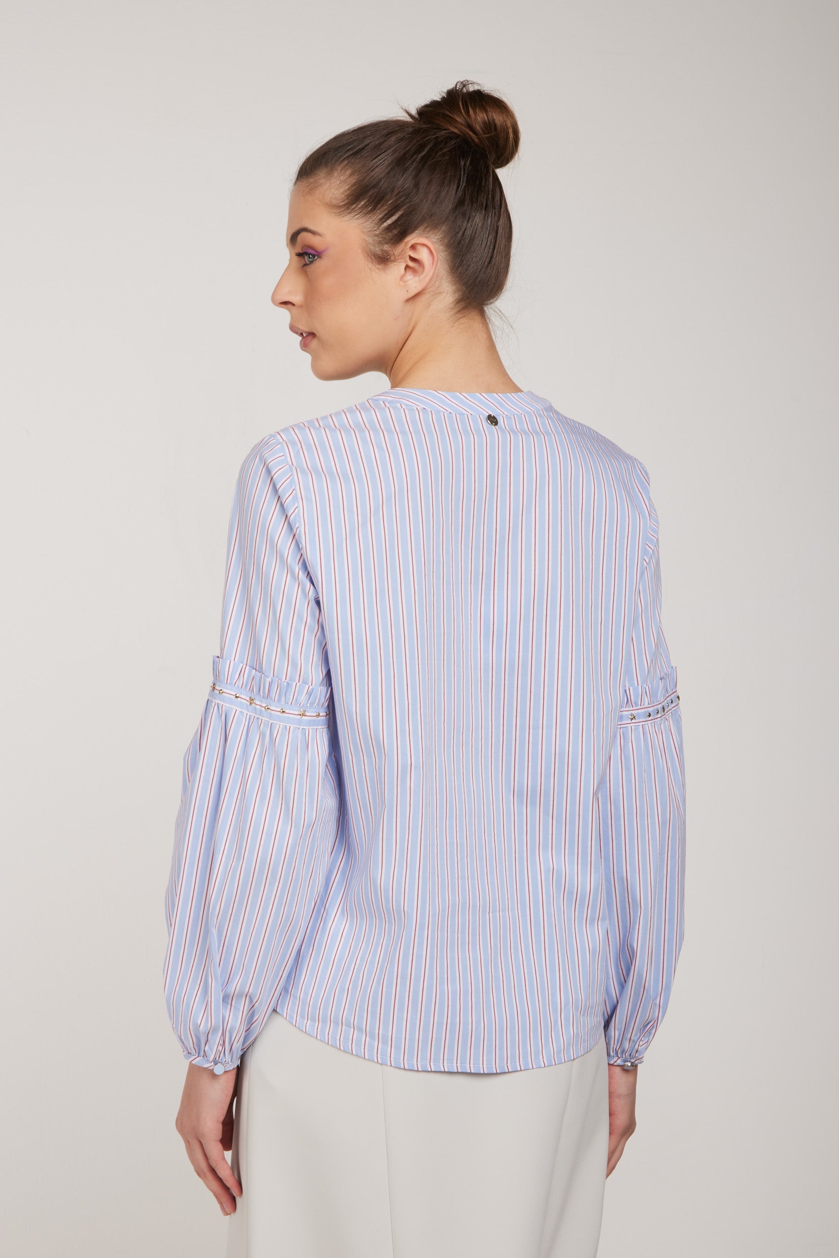 LIU-JO koreanisches gestreiftes Hemd