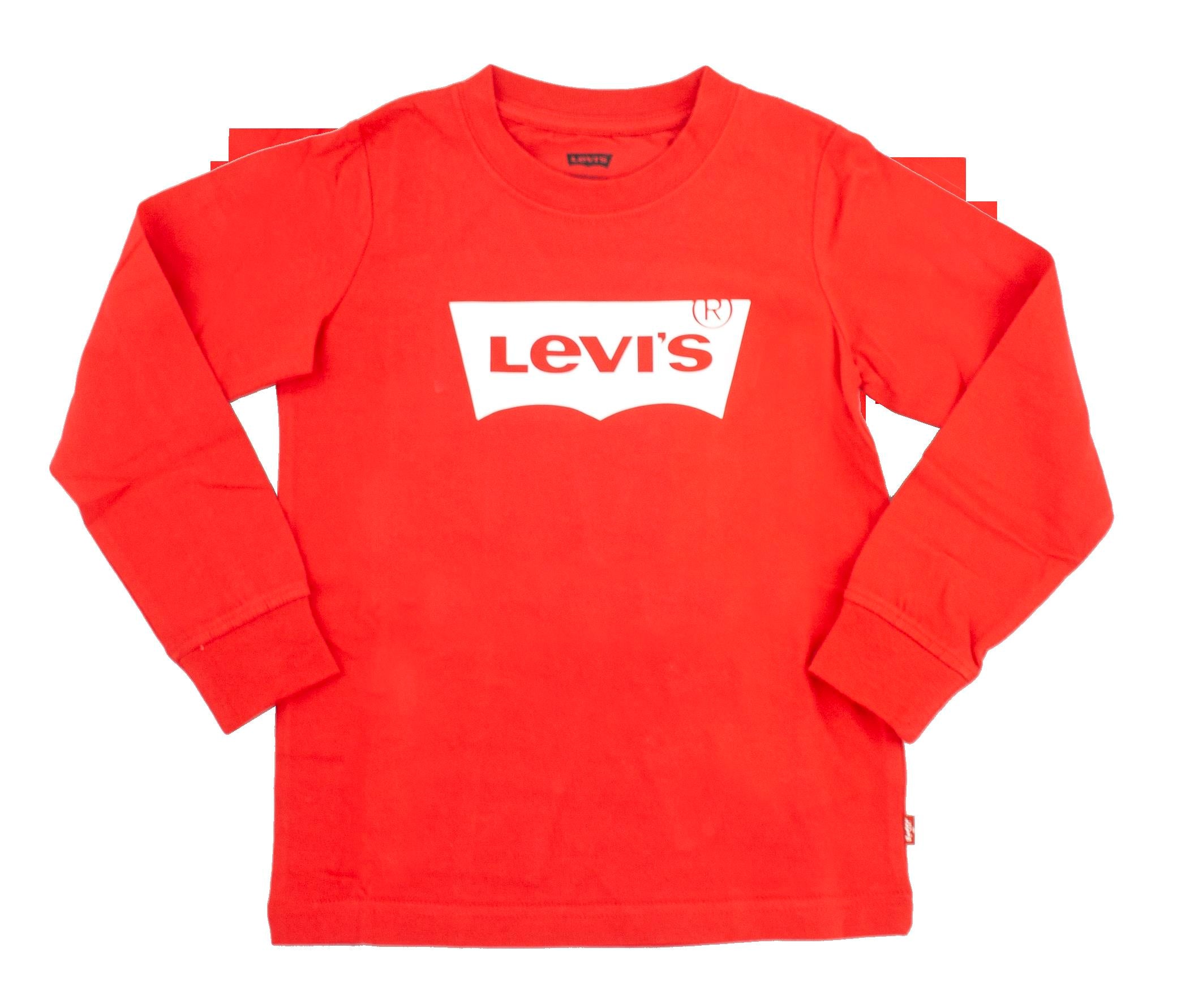 LEVI'S Batwing Rote Langarm-T-Shirt
