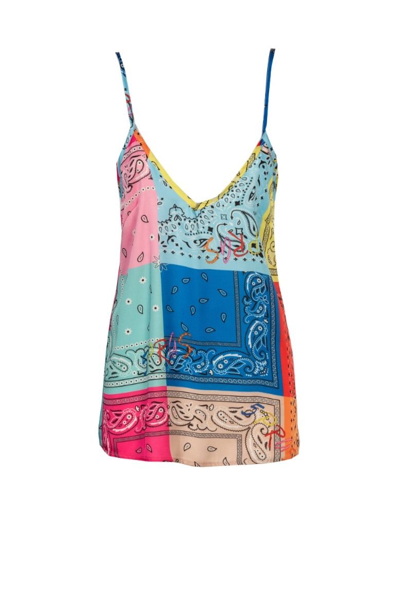5PROGRESS Mehrfarbiges Tanktop mit Paisley-Print