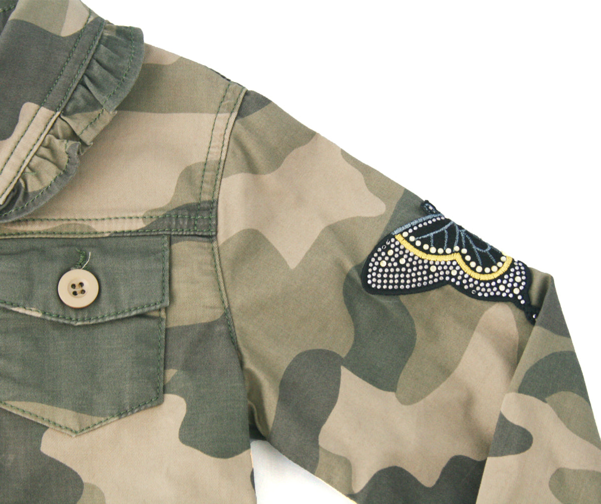 Twinset Girl Hemd mit Tarnmuster