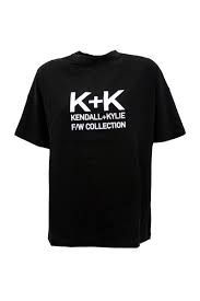 KENDALL UND KYLIE Schwarz T-Shirt mit Schriftzug