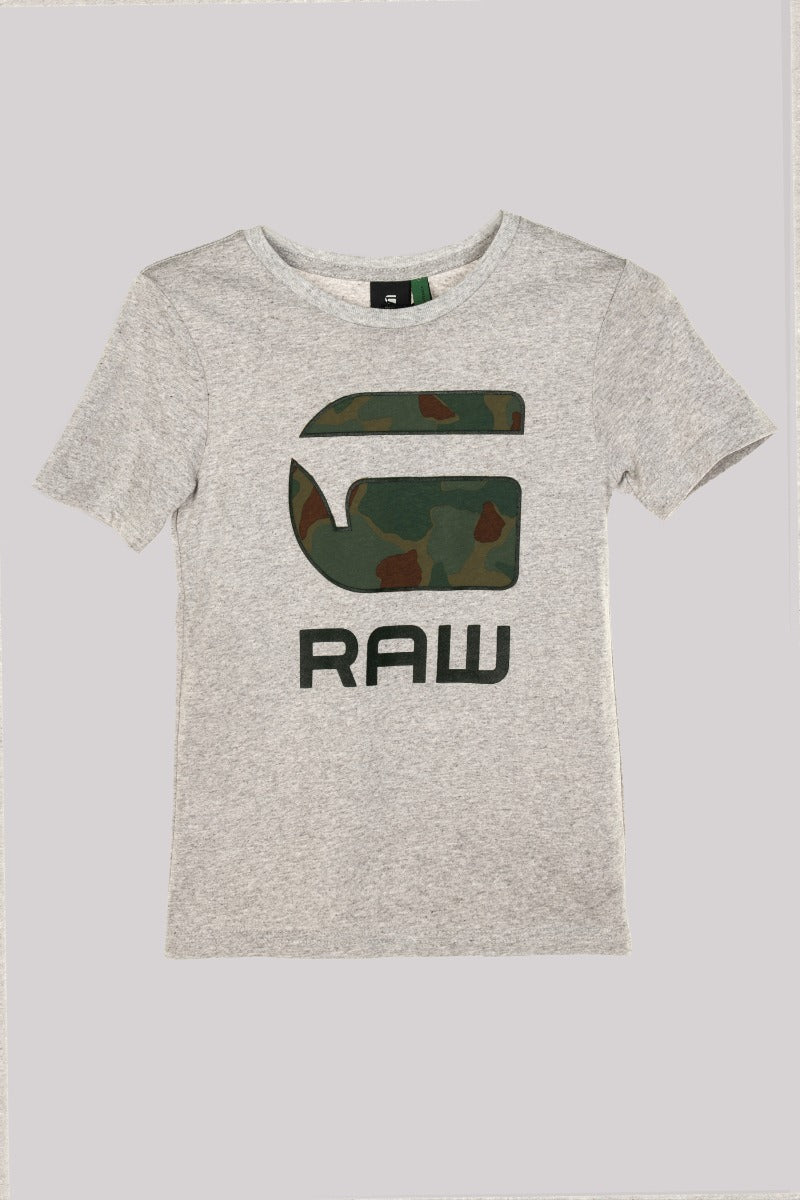 G-STAR RAW KIDS T-Shirt Grau mit Logo