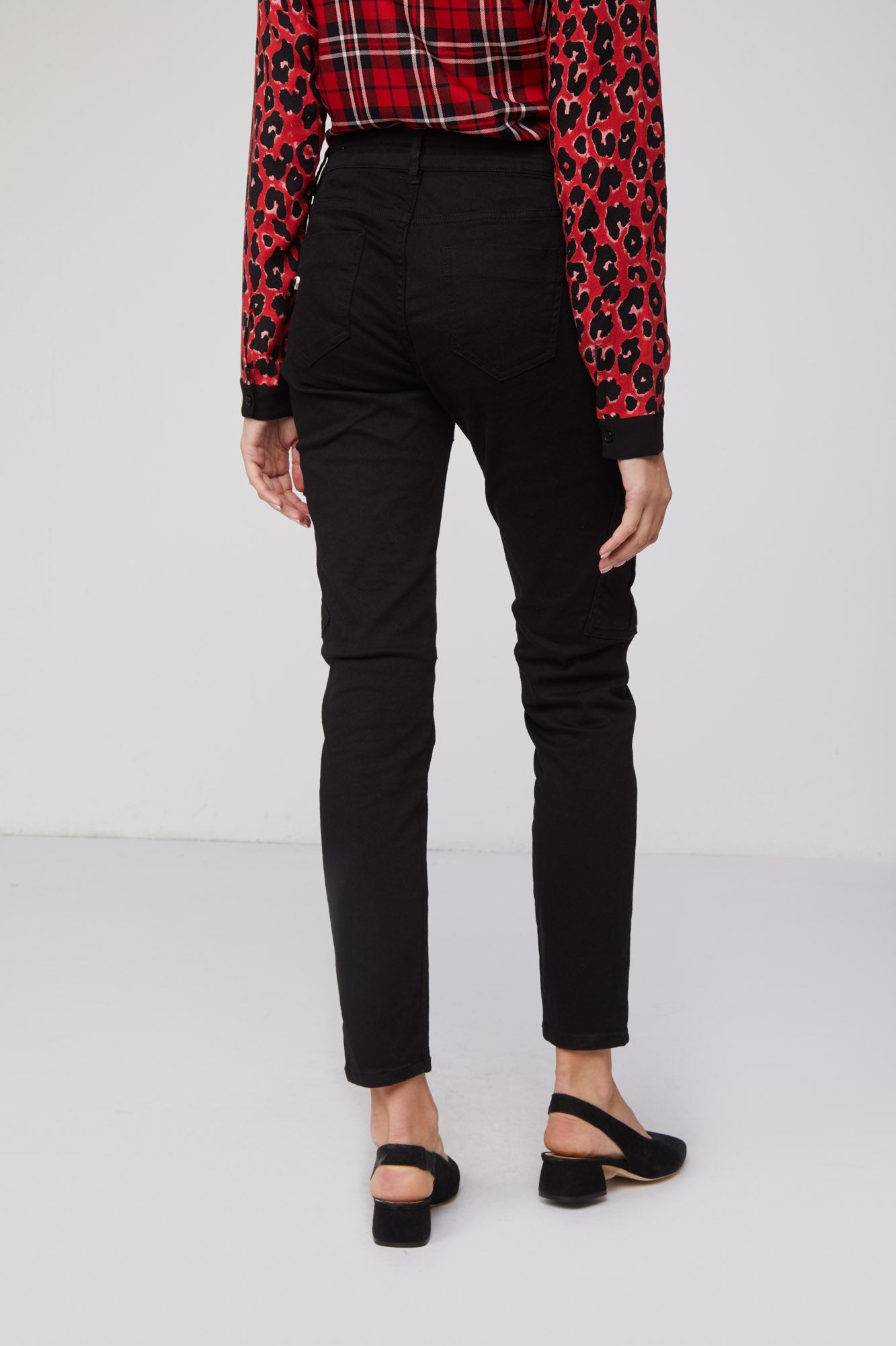 TWINSET Schwarz Cargohose