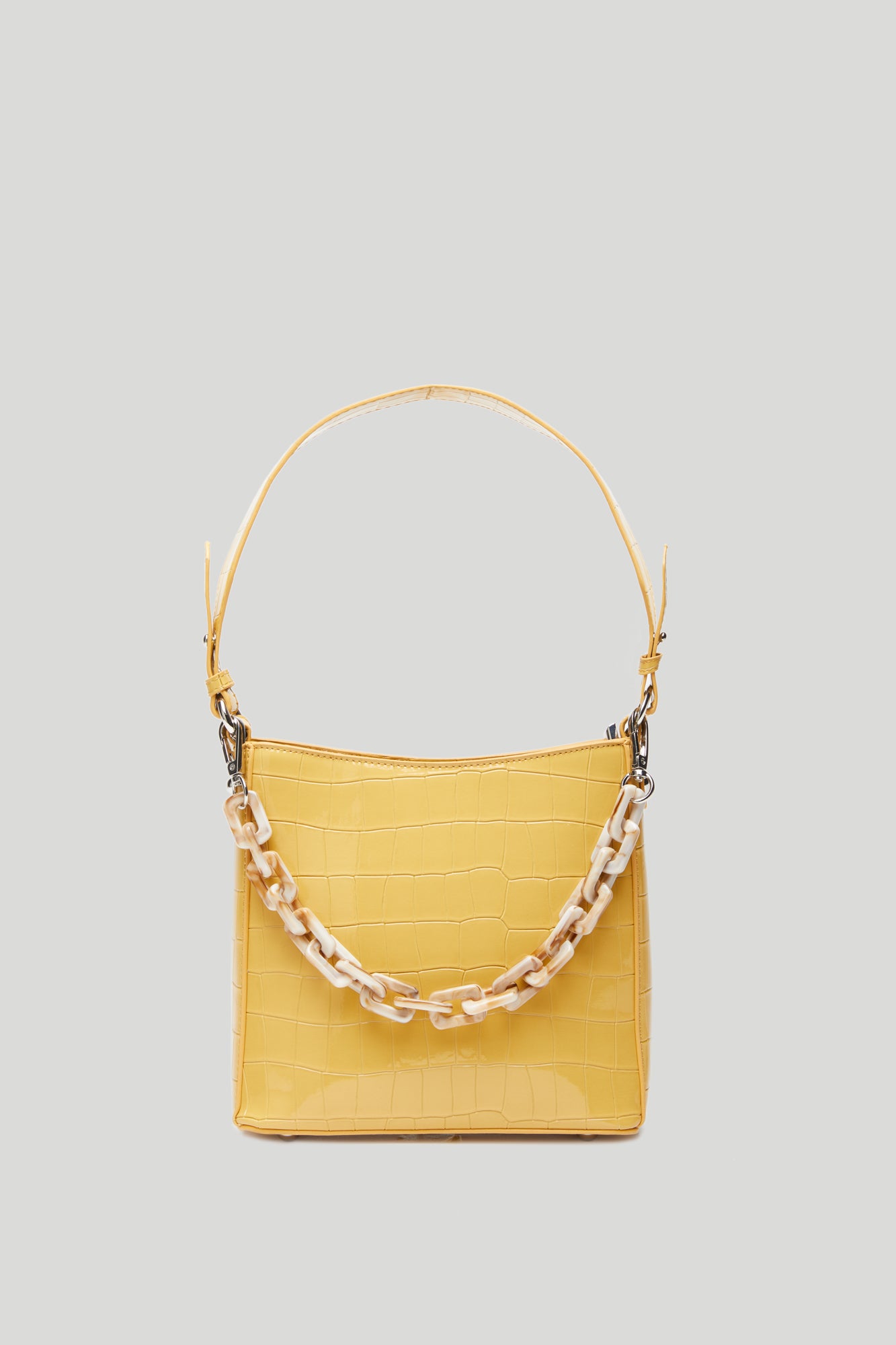 HVISK Tasche Croco Kleine Gelbe