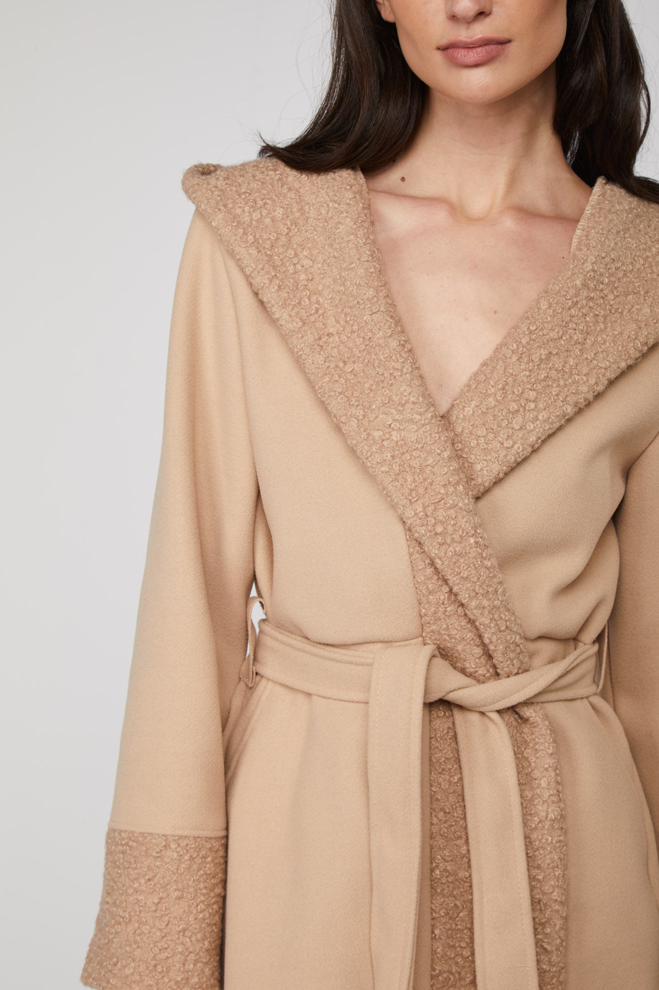 MANGANO Burro-Mantel „Giulia“.