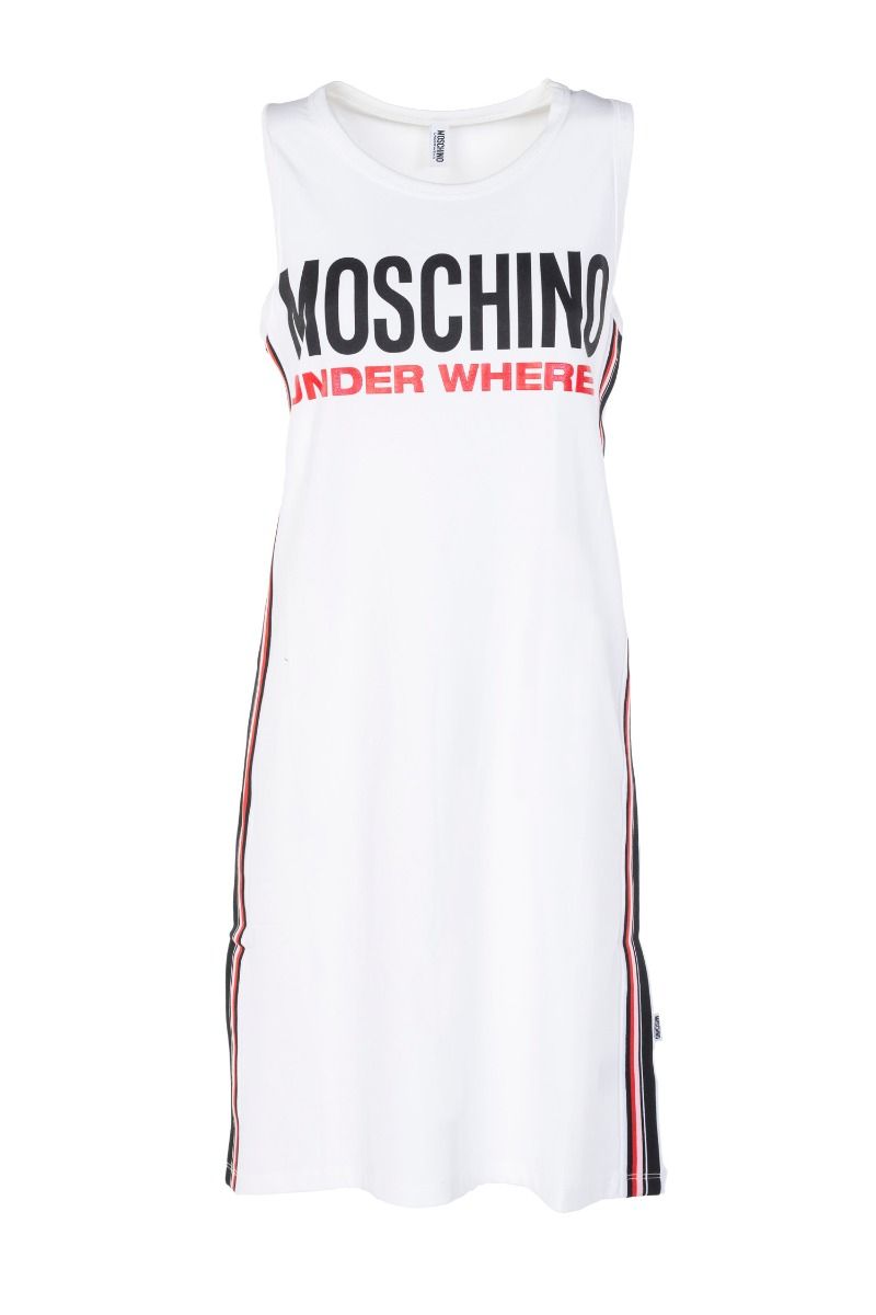 MOSCHINO Weiße Tankkleid
