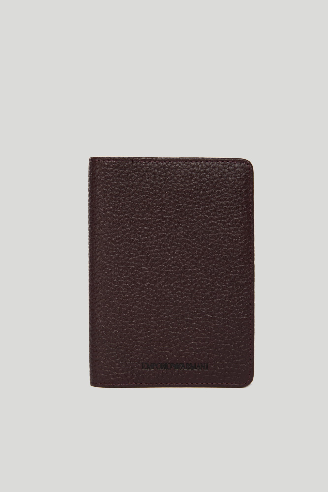 EMPORIO ARMANI Braun Dokumentenhalter aus Leder