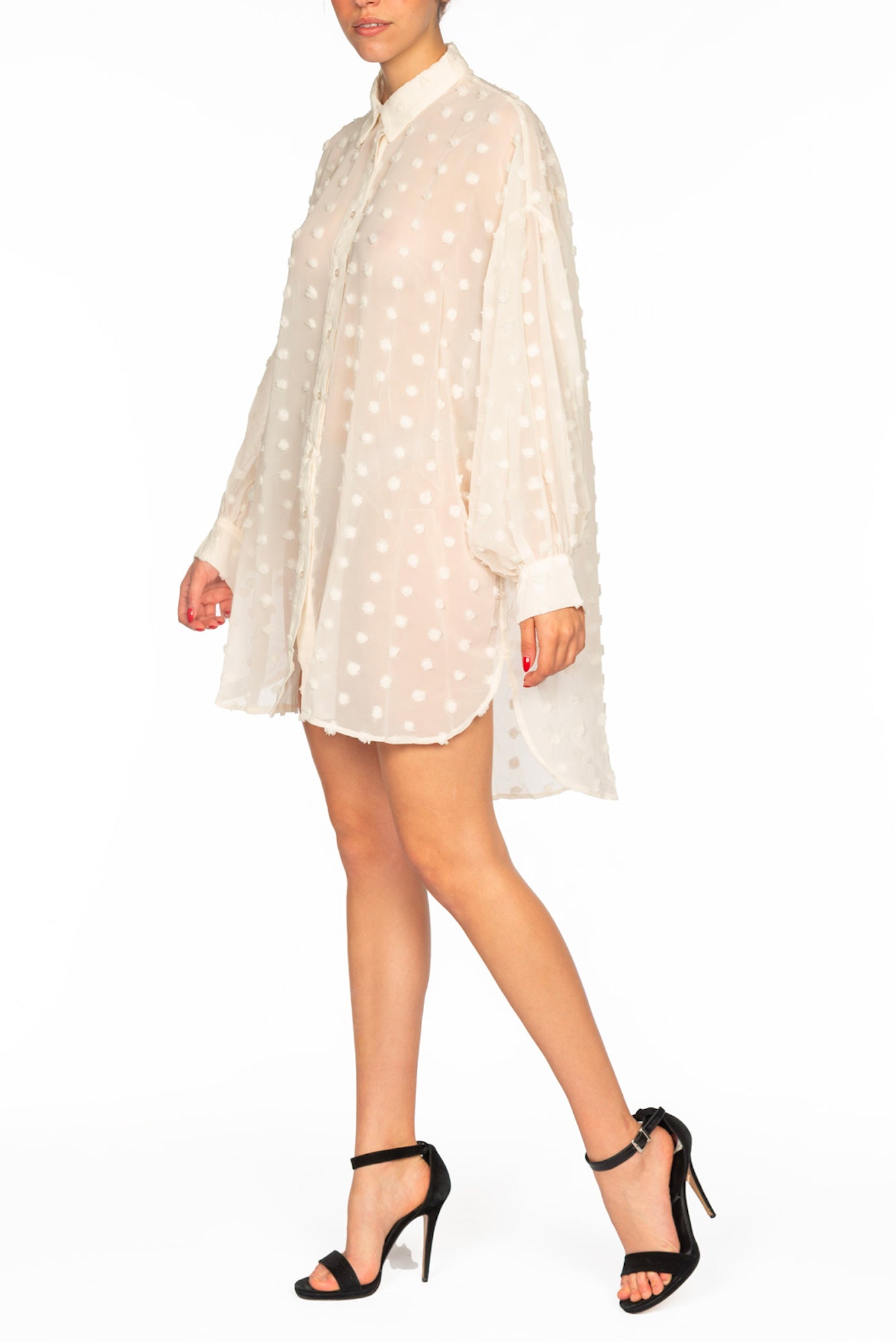 GLAMOROUS – Gepunktetes Kleid