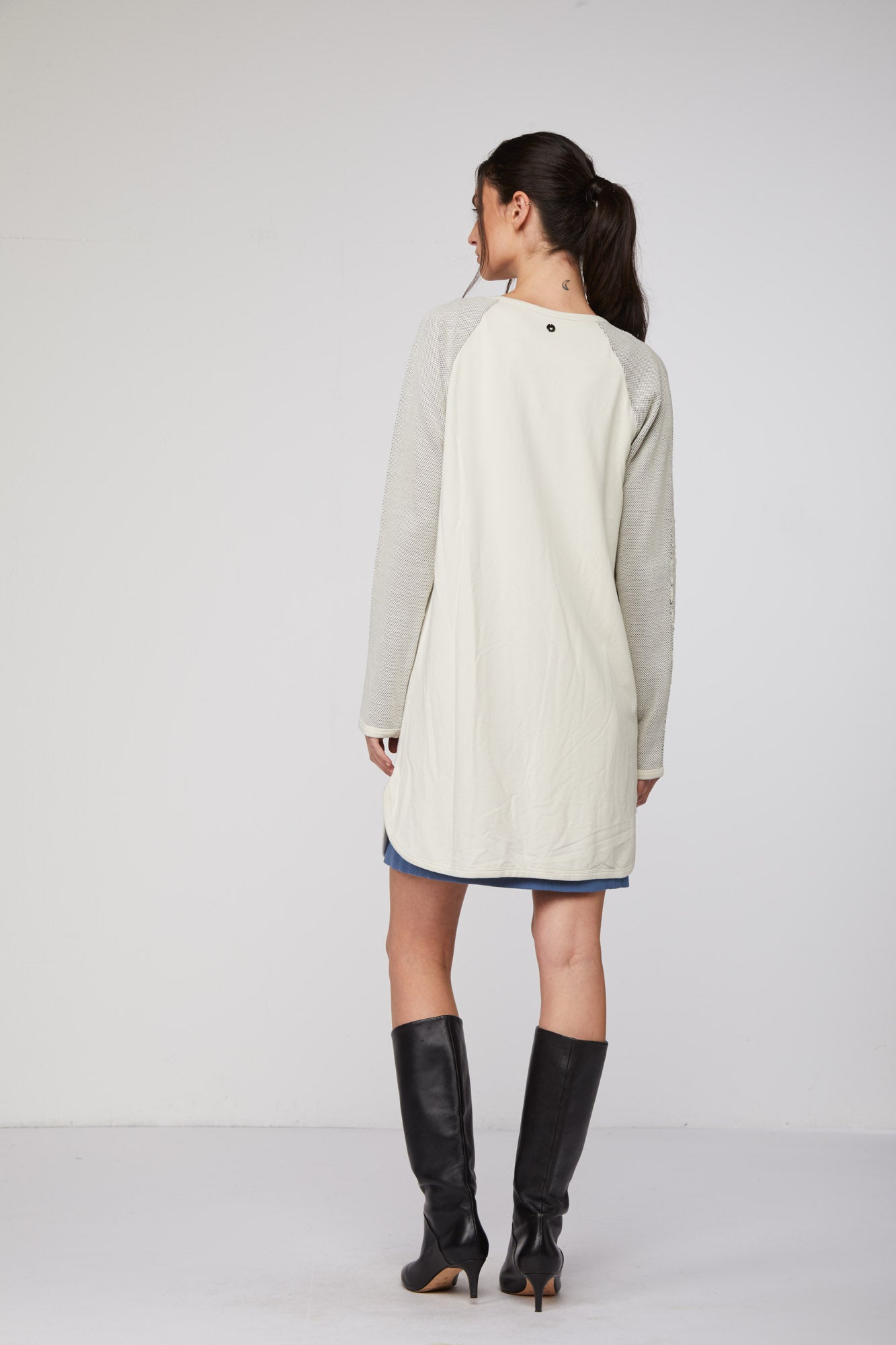 TWINSET Weiße Plüsch-Cardigan