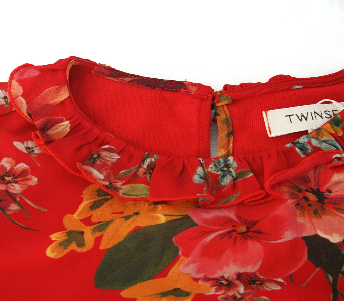 Twinset Girl Bluse mit Blumenmuster