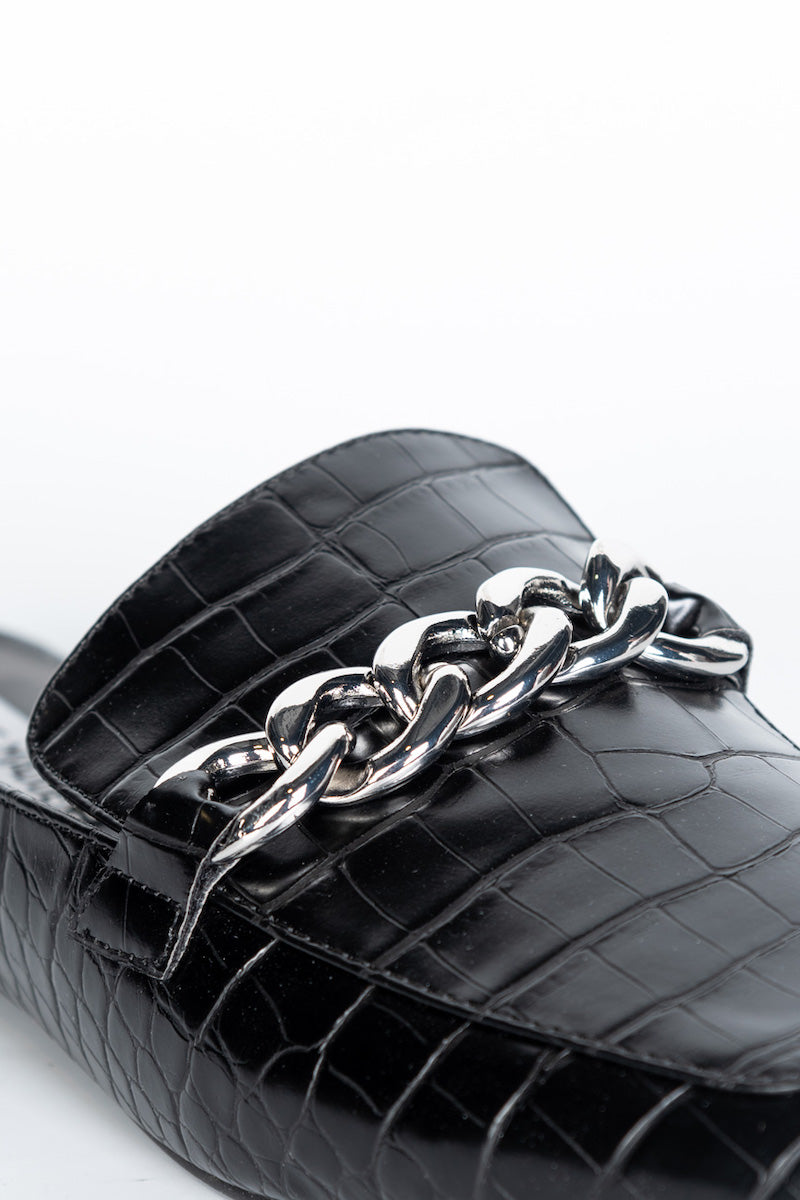 STEVE MADDEN Schuhe Links Black Croco