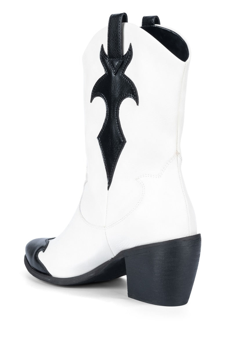 MY TWIN TWINSET Texan- Stiefel aus zweifarbigem Kunstleder