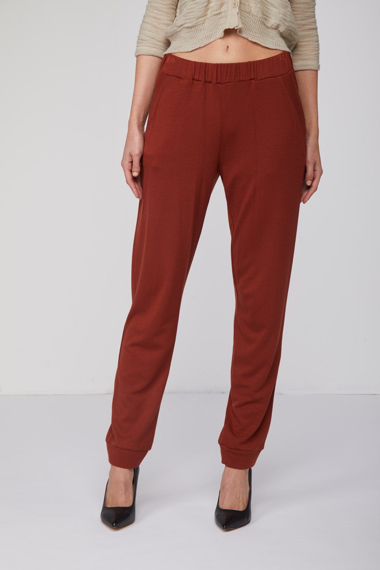 TWINSET Braun Joggerhose