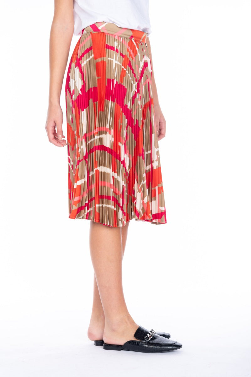 TWINSET Mehrfarbiger Rock mit abstraktem Muster