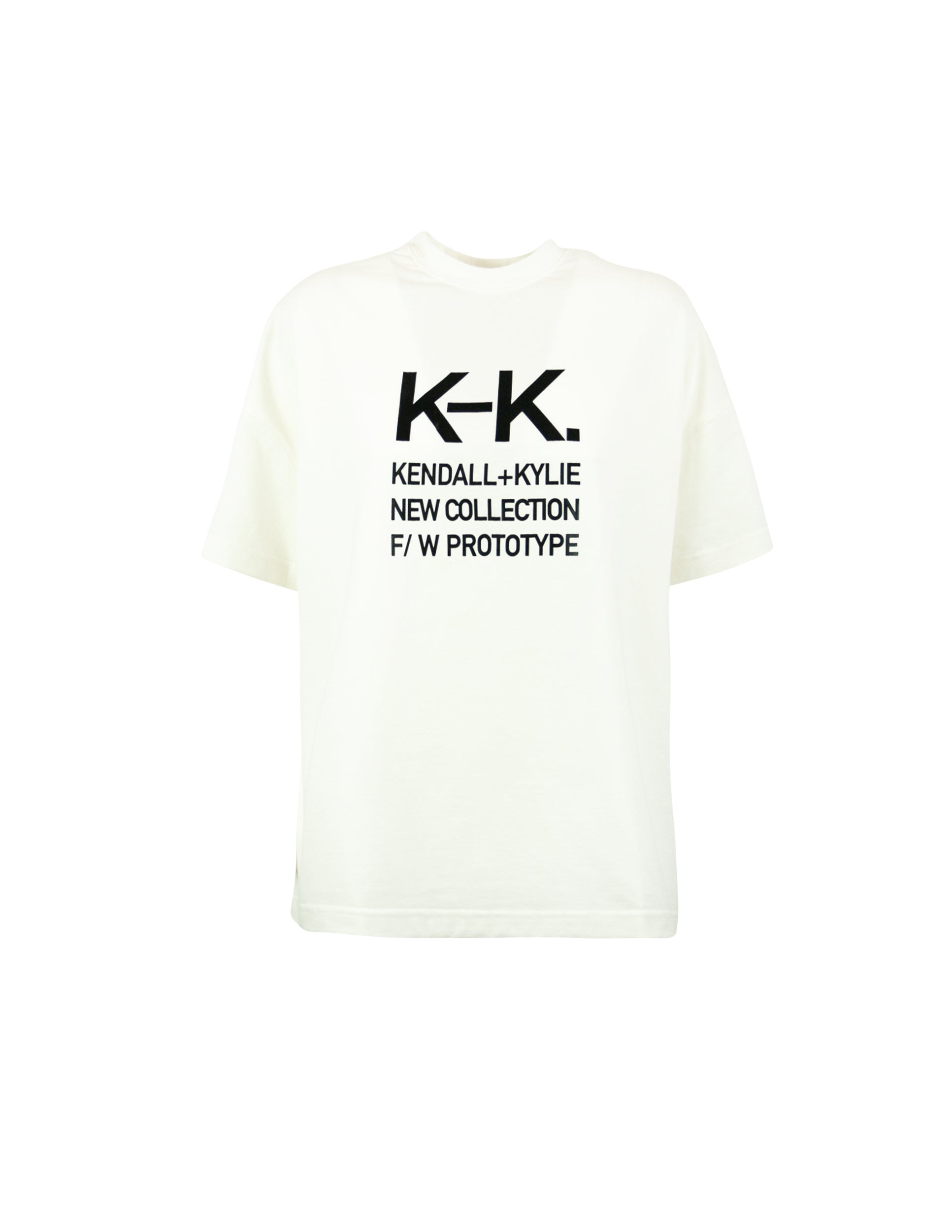 KENDALL UND KYLIE Weiße T-Shirt mit Schriftzug