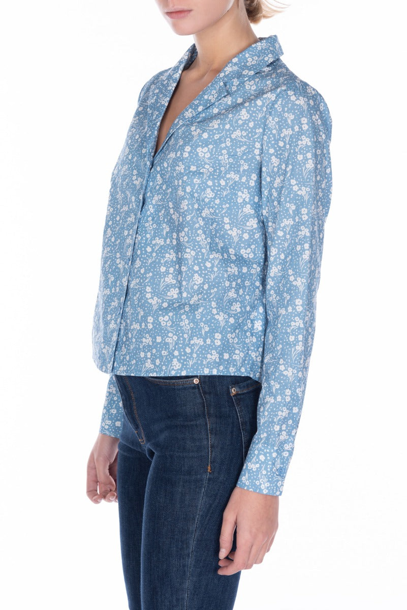 GLAMOURÖSES Hemd mit Mikroblumen