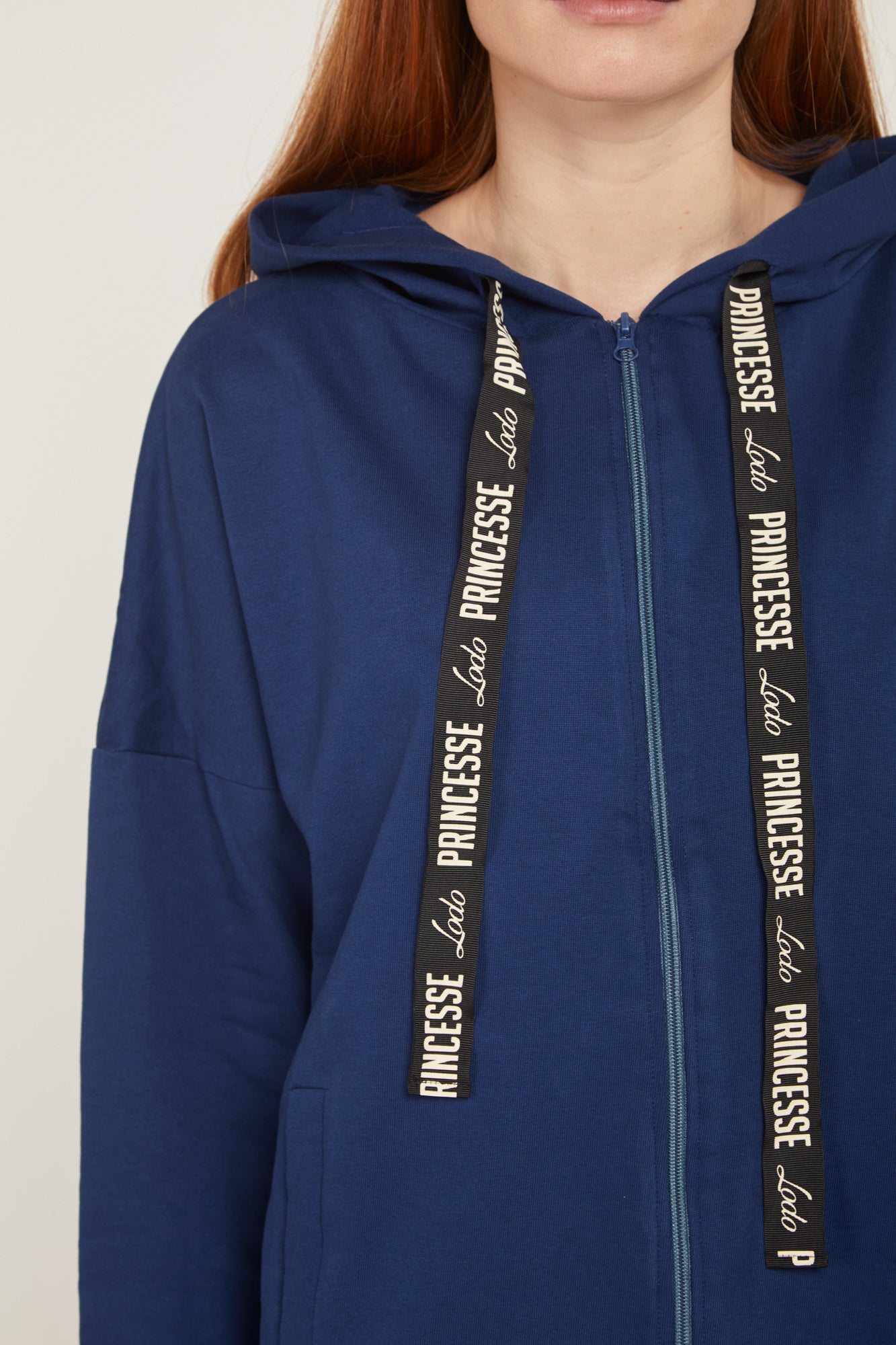 PRINZESSIN LODO Felpa Blau Glitzer