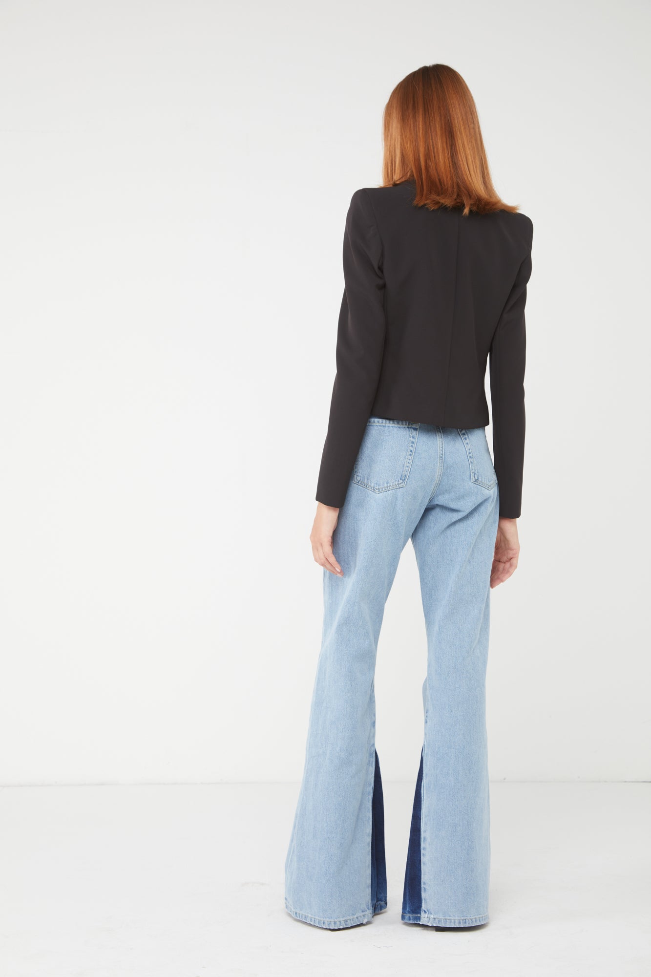 ALESSIA SANTI Schwarz Kurzblazer