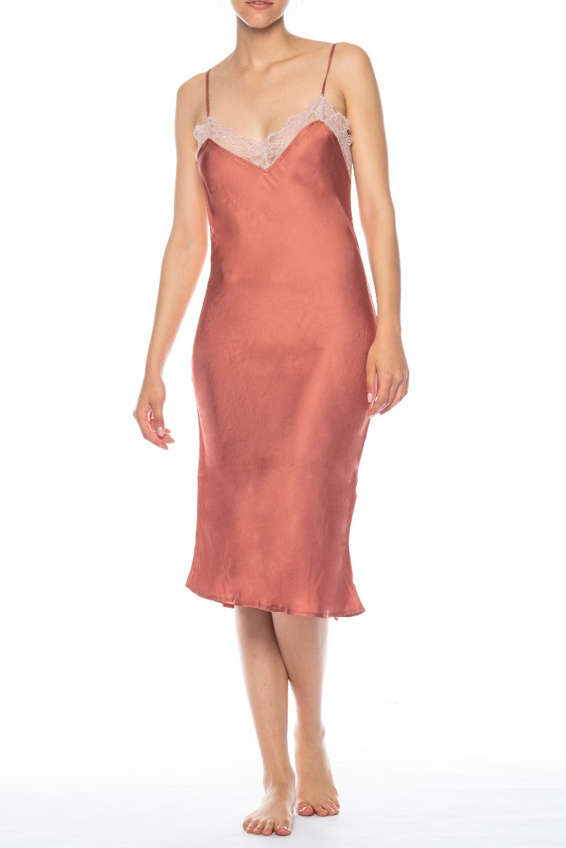 Love Stories Rostfarbener Petticoat