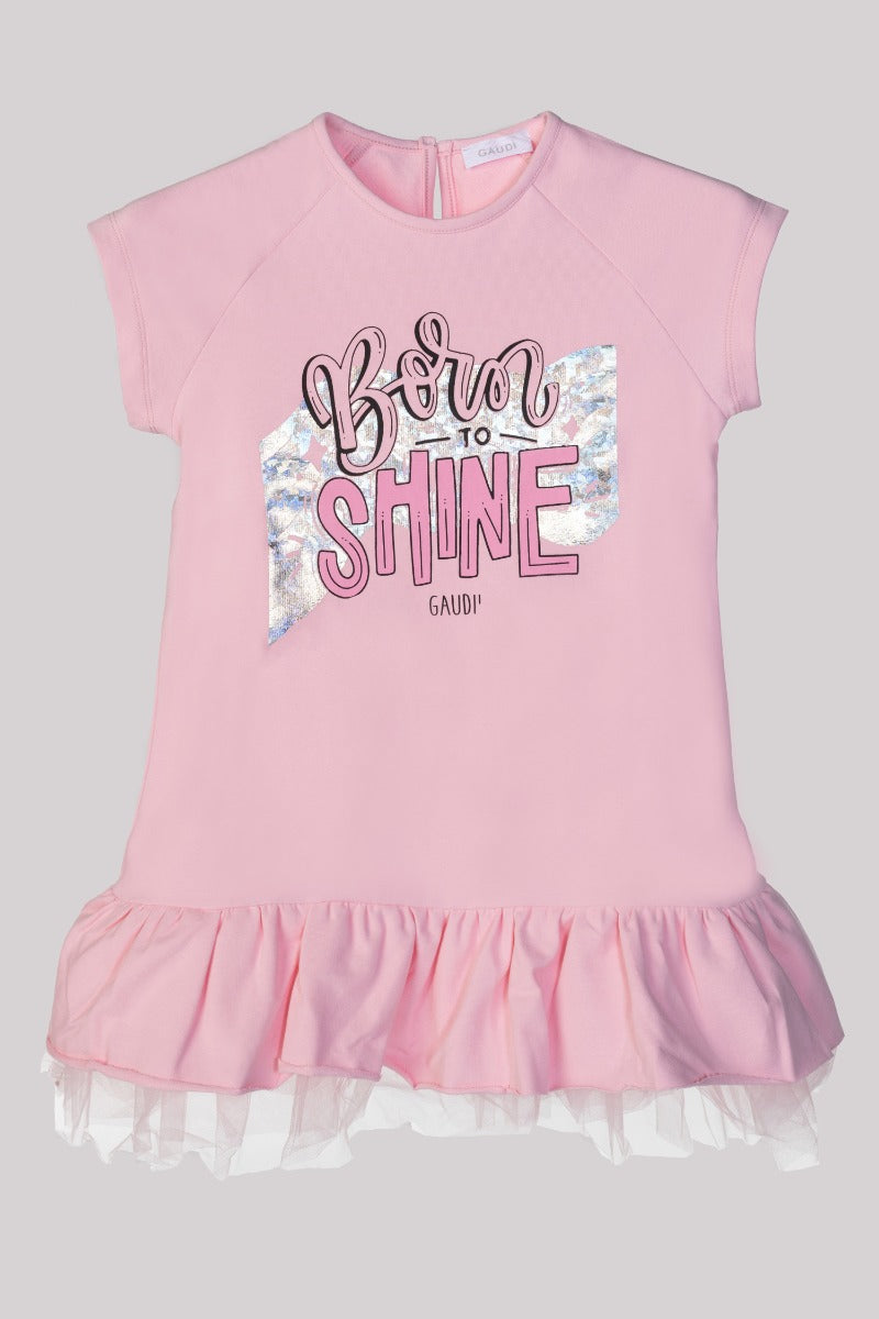 GAUDI' KIDS Rose Kleid mit Rüschen