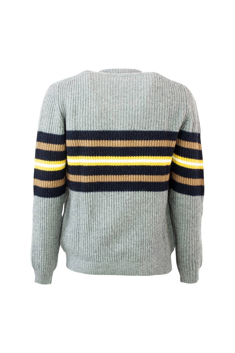 MANUEL RITZ Grau Rollkragenpullover