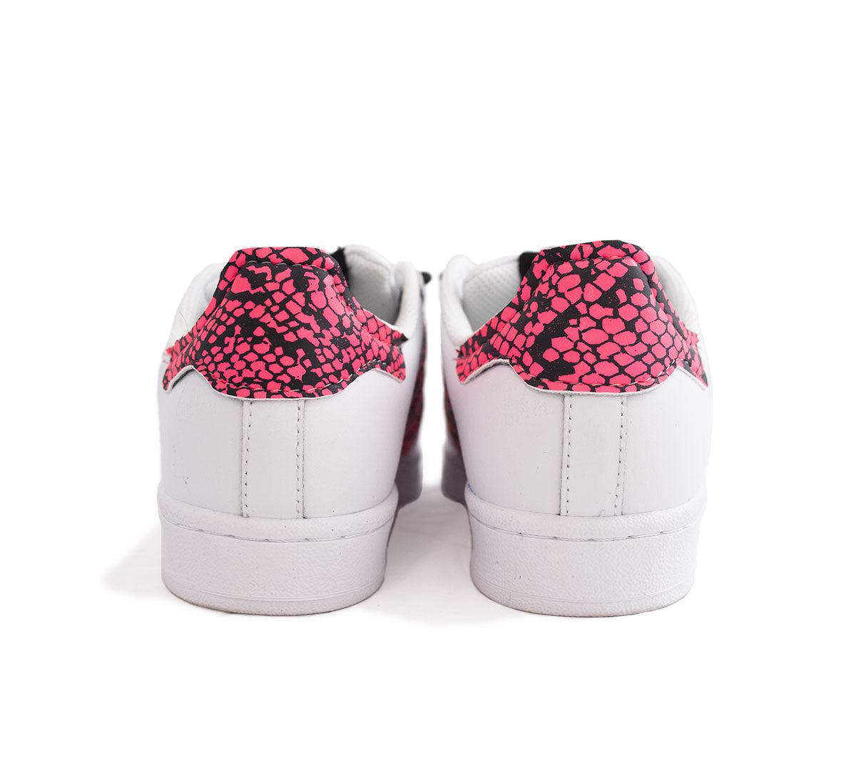 SEDDY'S Adidas Superstar Fuck Love Pink Pyton Personalisiert