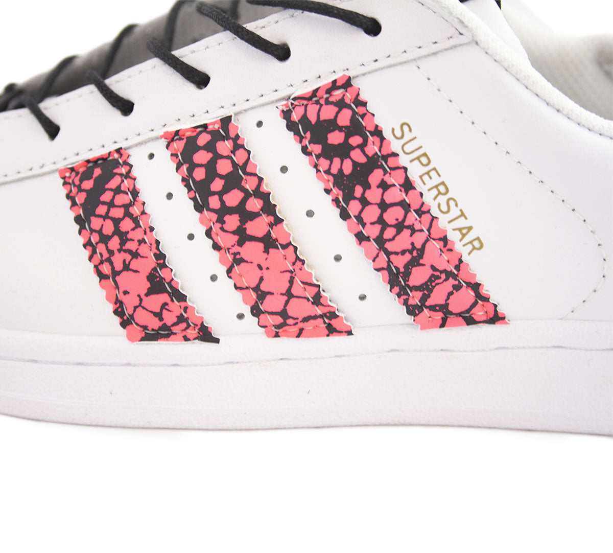 SEDDY'S Adidas Superstar Fuck Love Pink Pyton Personalisiert