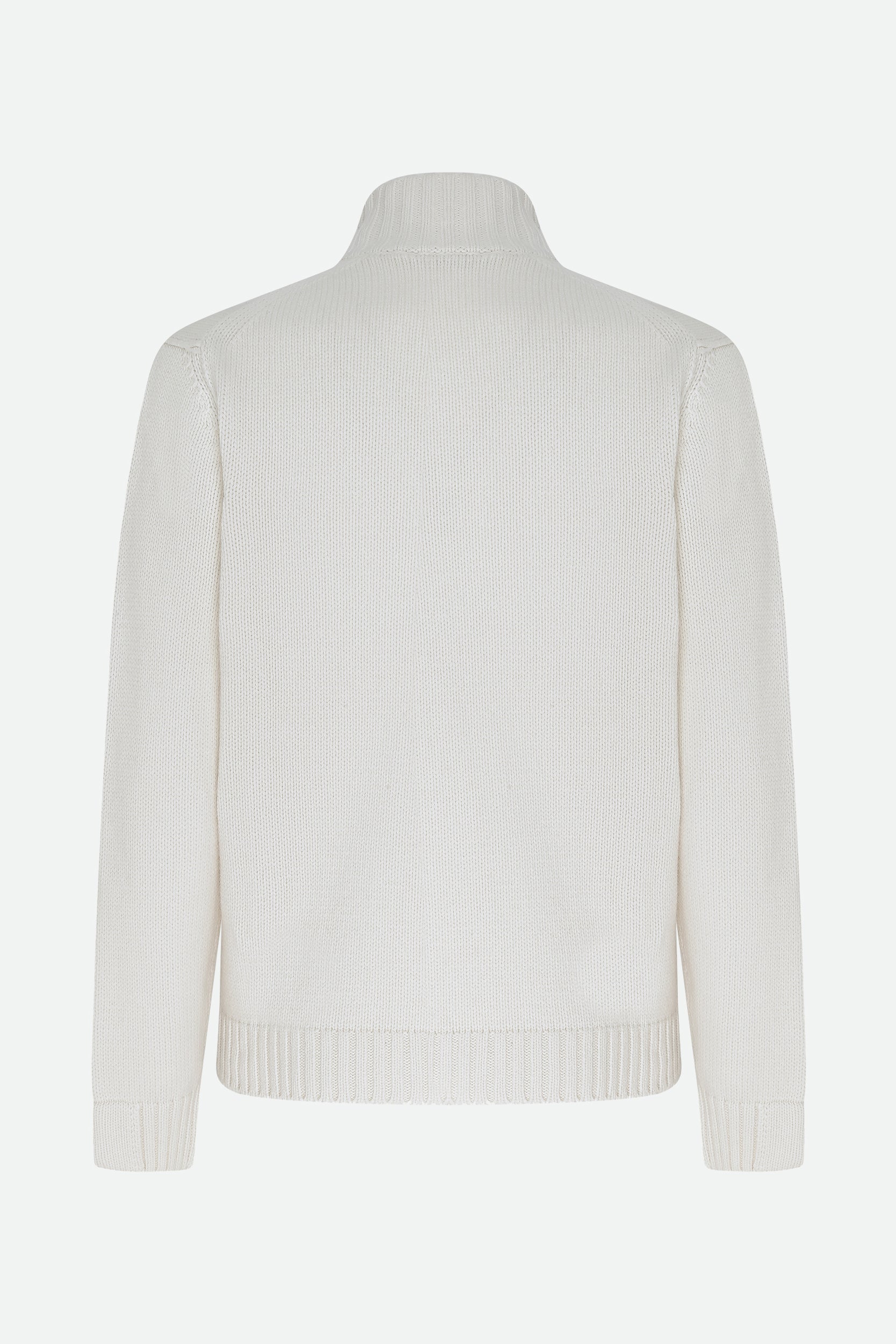 Kangra Cardigan in Lana Weiße