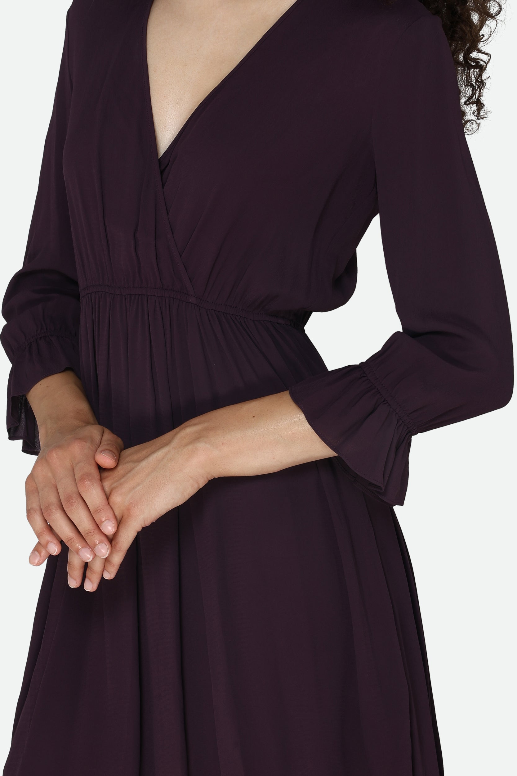 Patrizia Pepe Pflaumenkleid
