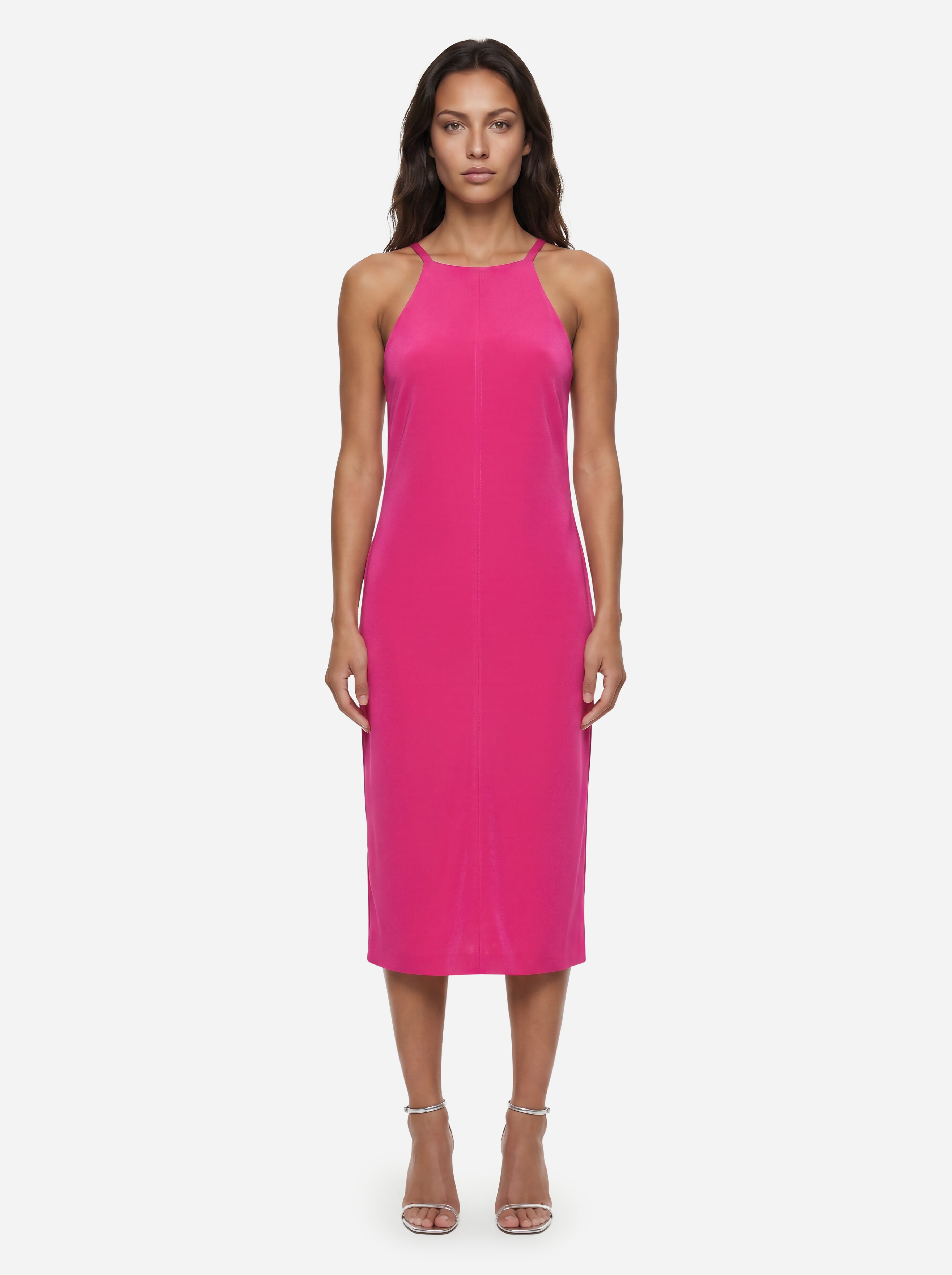 Sportmax Midi-Kleid Fuchsia