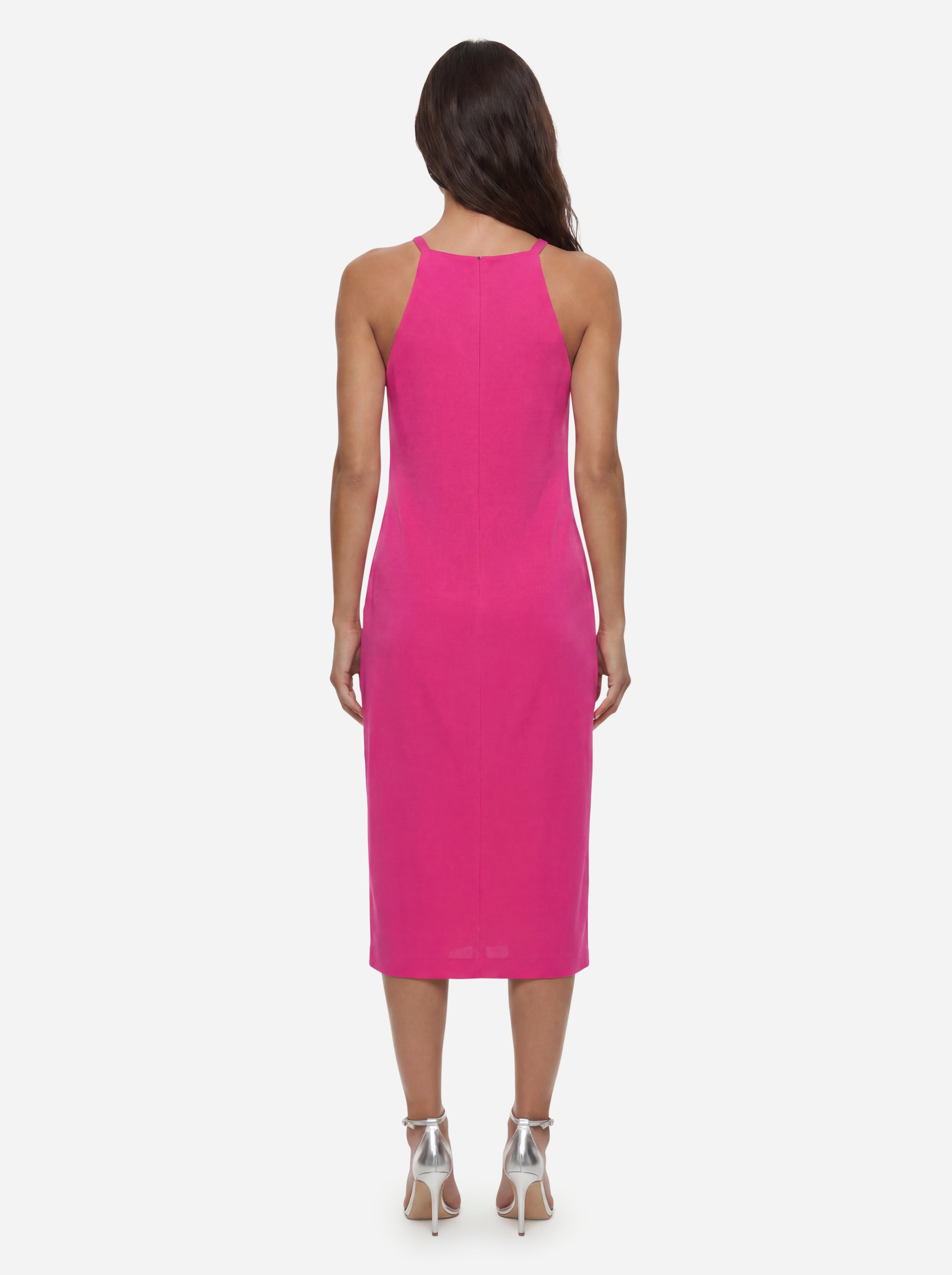 Sportmax Midi-Kleid Fuchsia