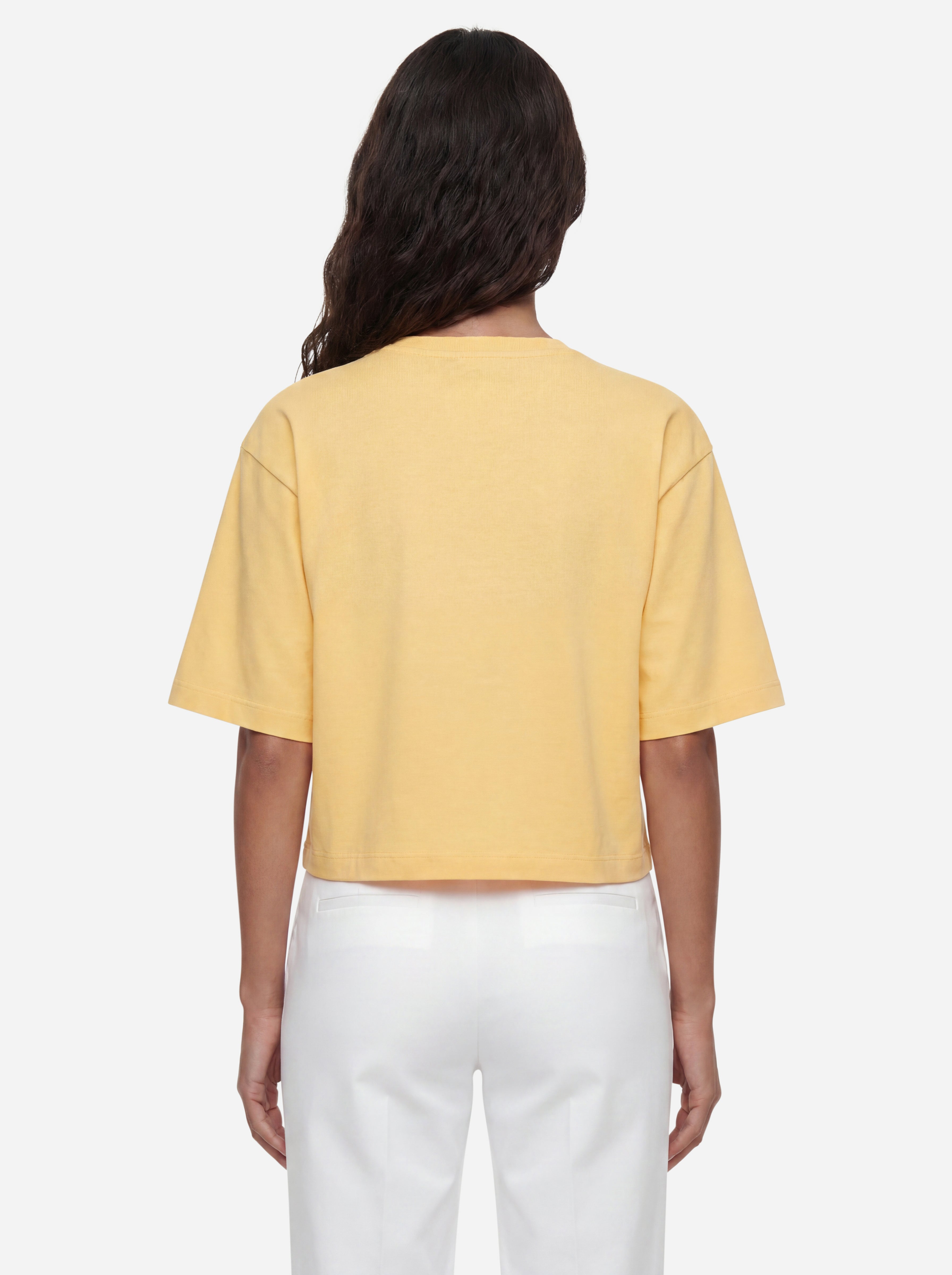 Sportmax T-Shirt mit Gelbe Druck