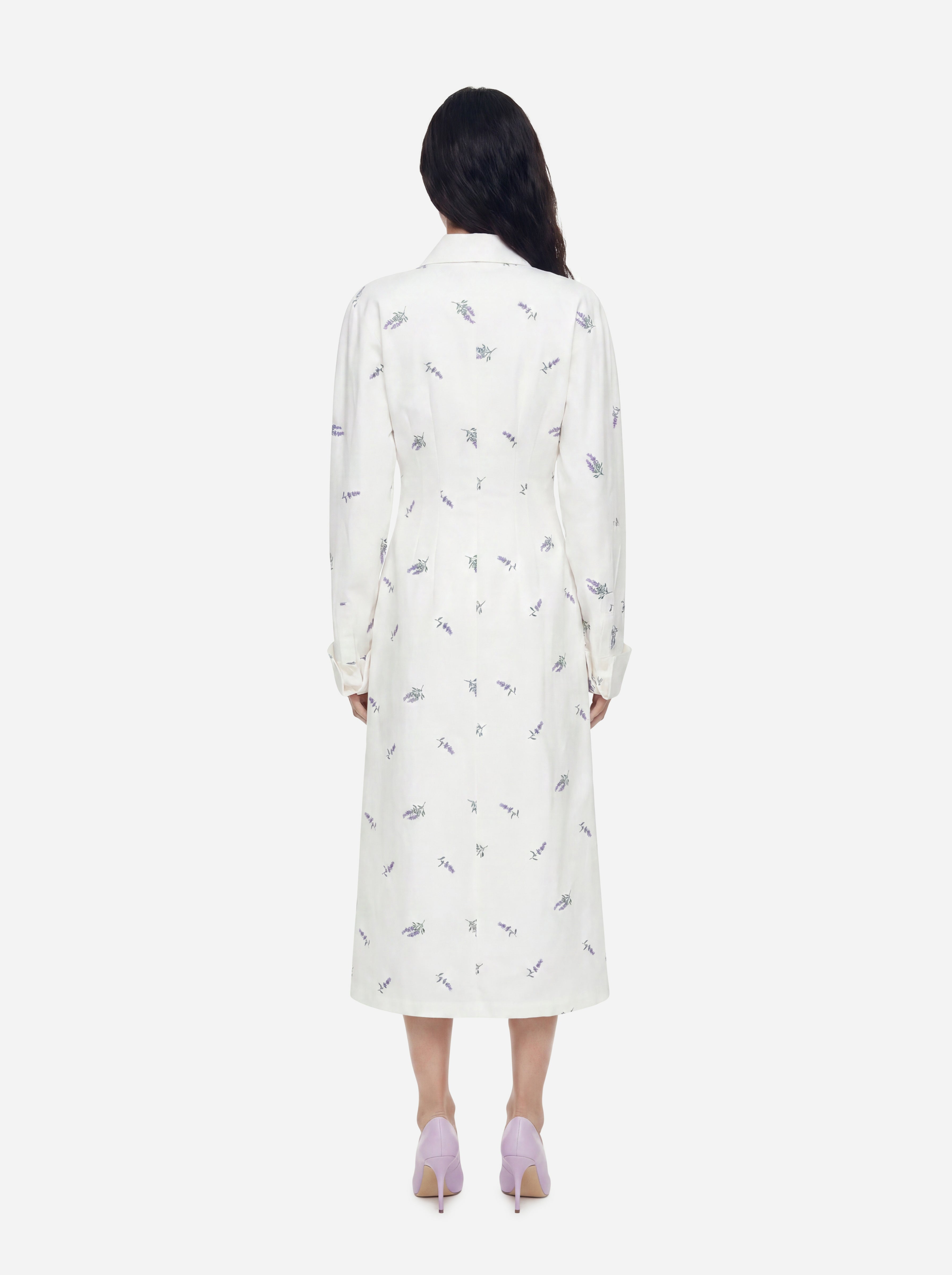 Sportmax Hemdblusenkleid Weiße