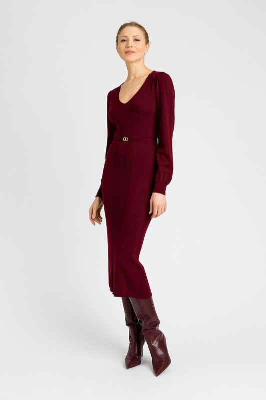 Twinset Midi-Strickkleid