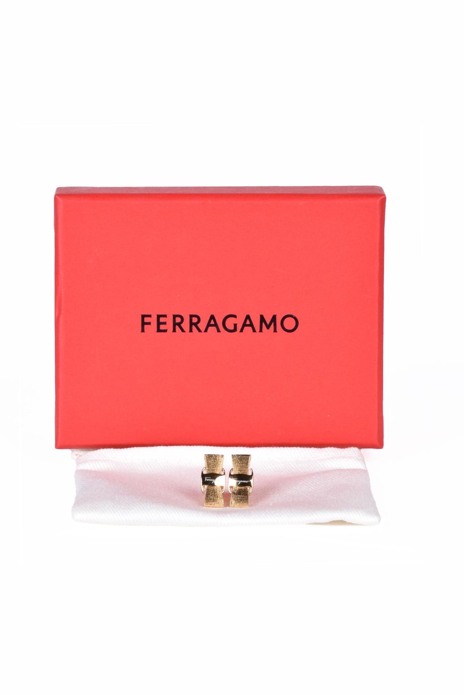 Ferragamo Orecchini in Ottone