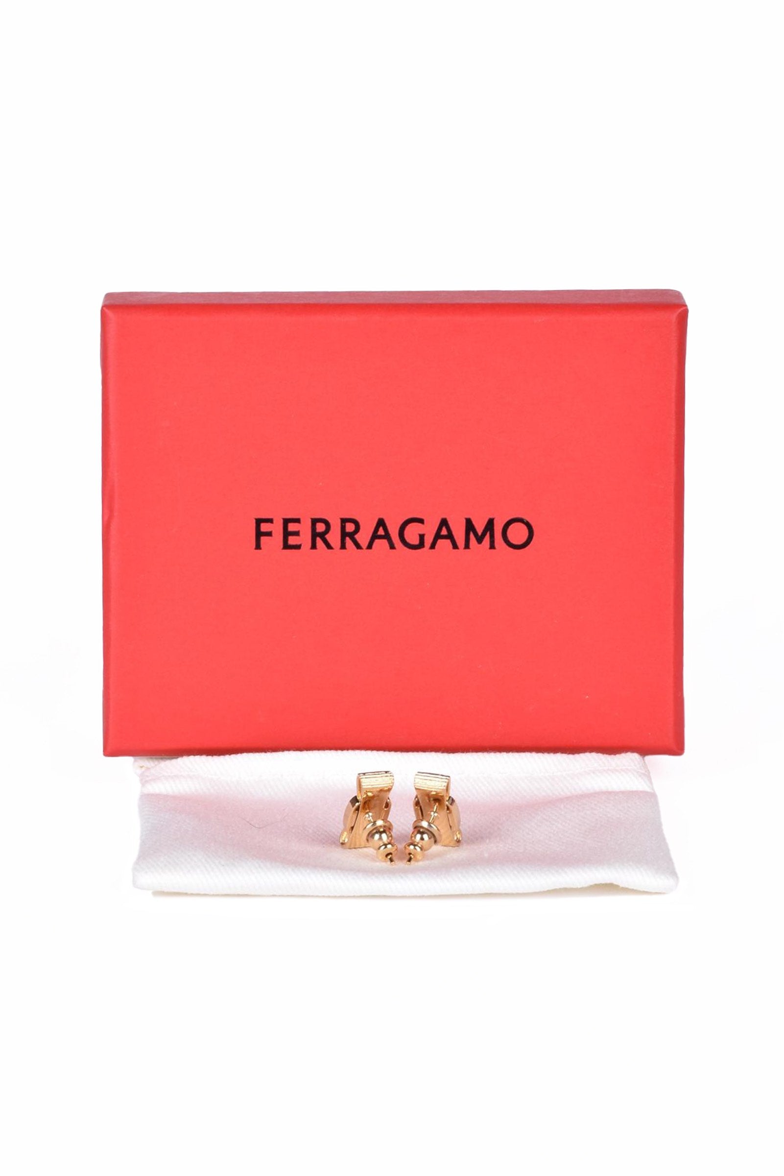 Ferragamo Orecchini in Ottone