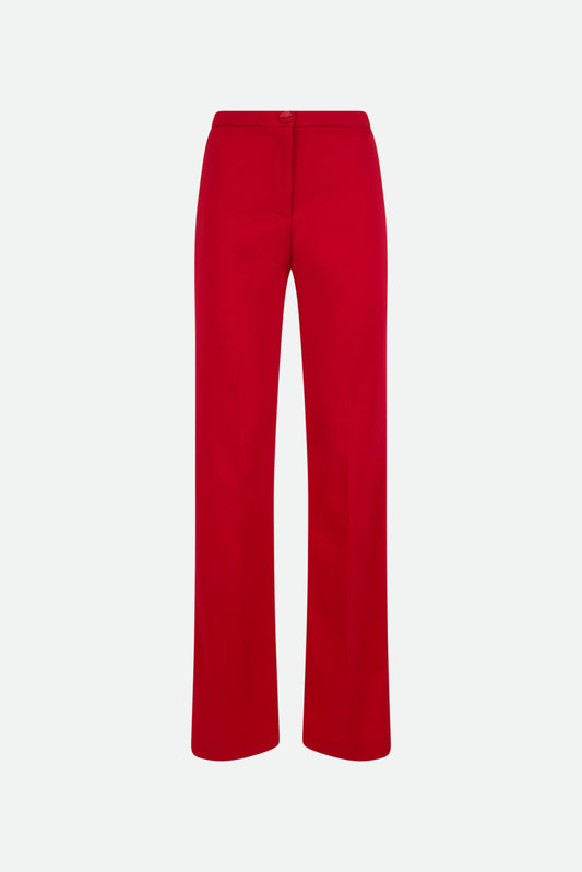 Patrizia Pepe Rote Hose mit hoher Taille