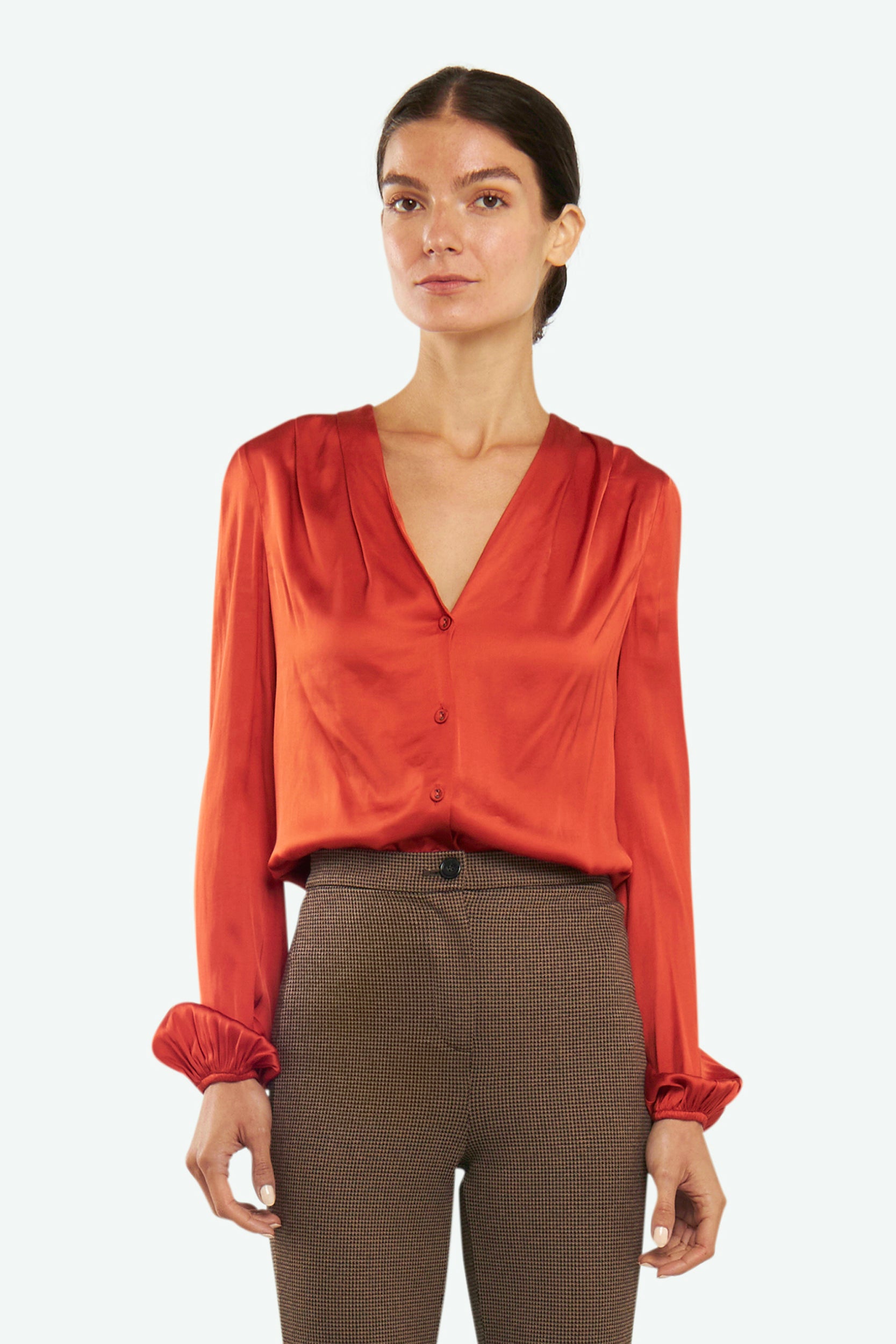 Patrizia Pepe Orange Bluse