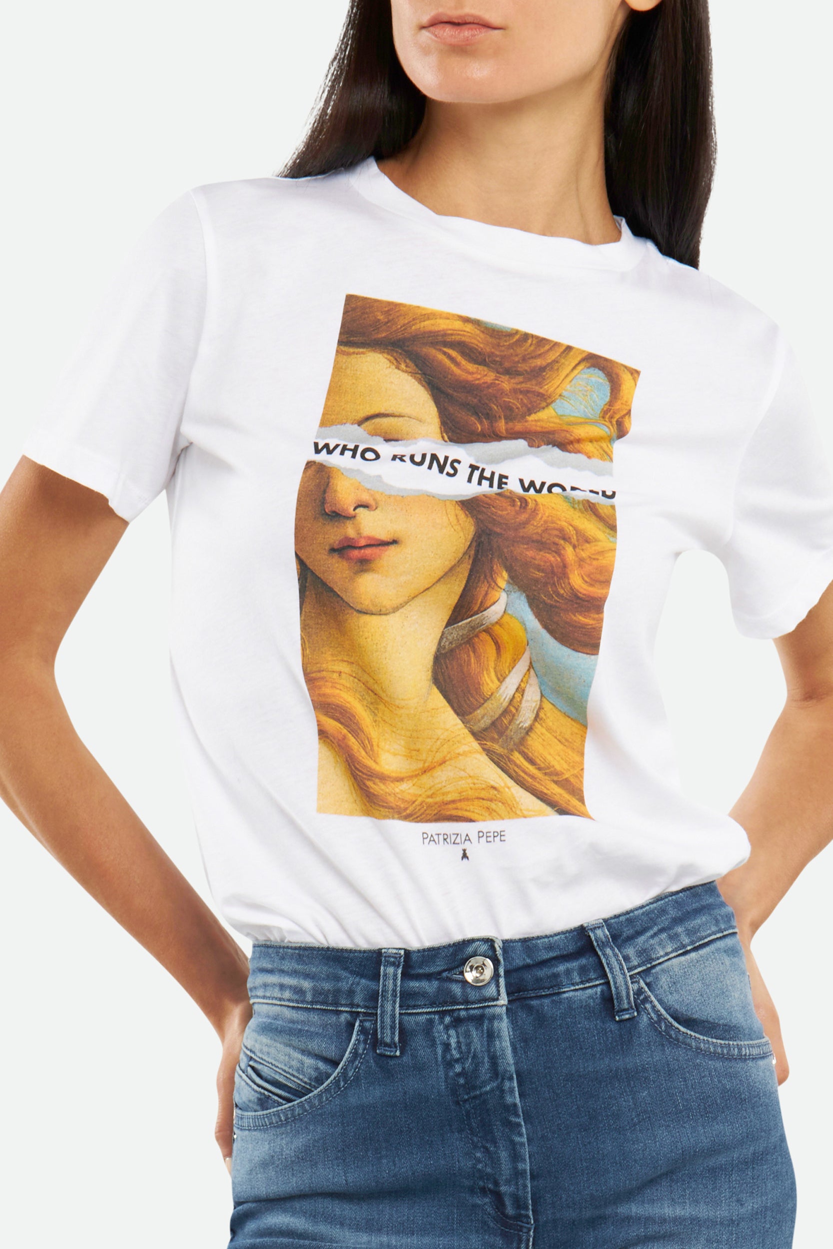 Patrizia Pepe Weißes T-Shirt