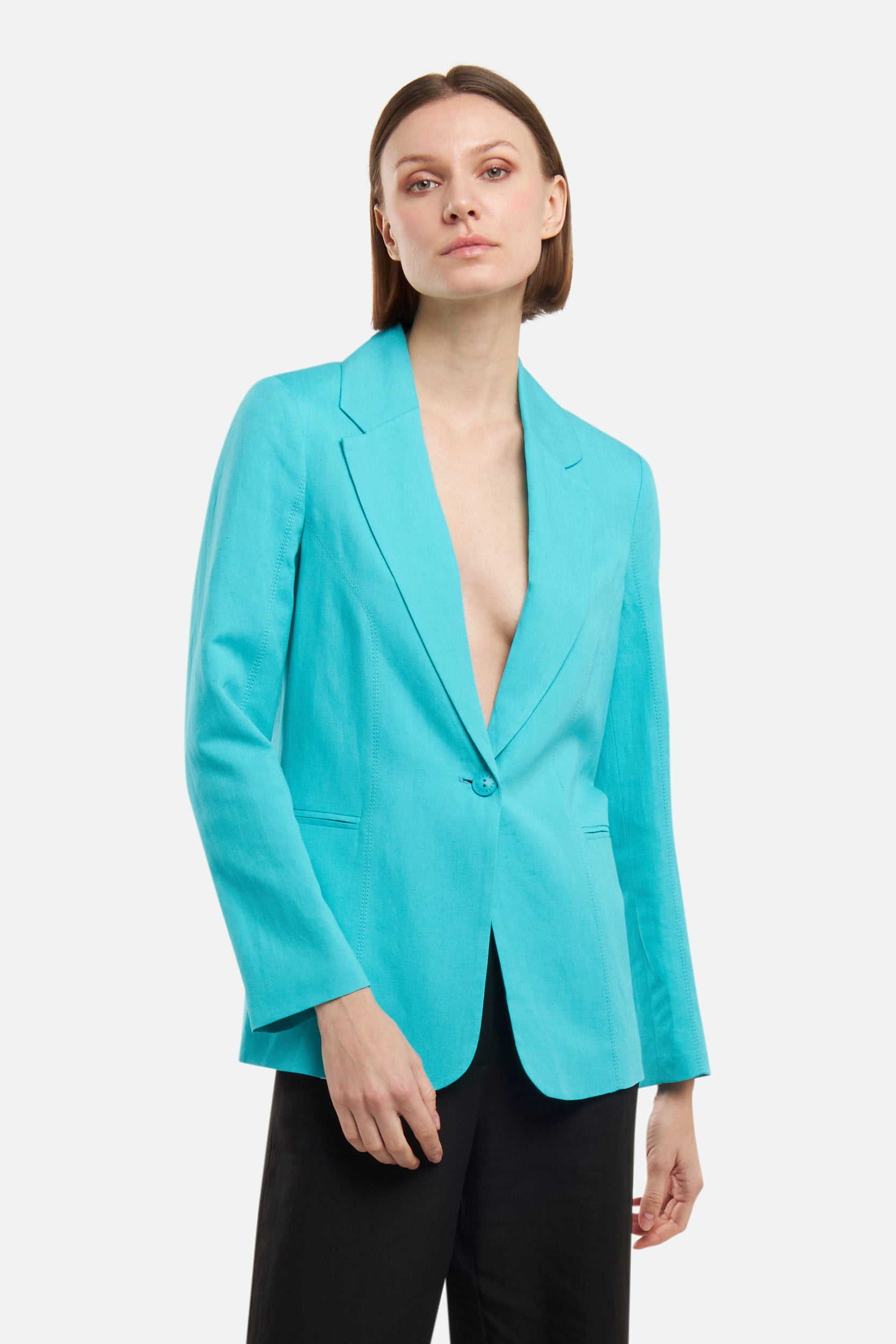 Patrizia Pepe Türkiser Blazer