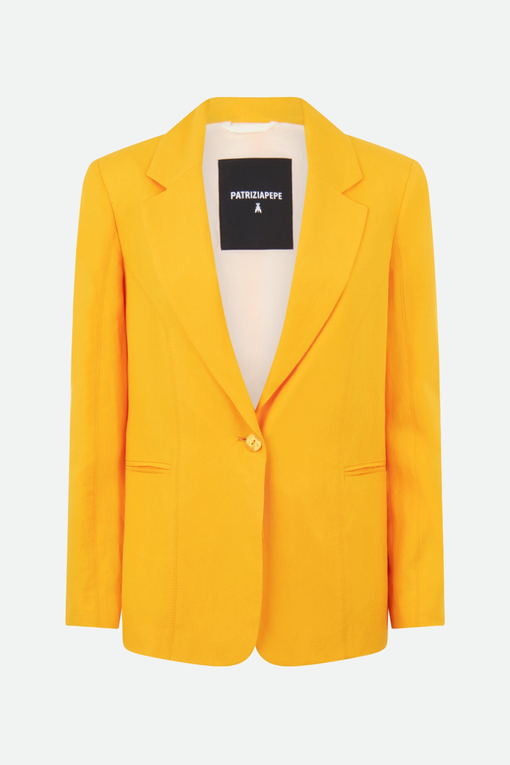 Patrizia Pepe Gelber Blazer