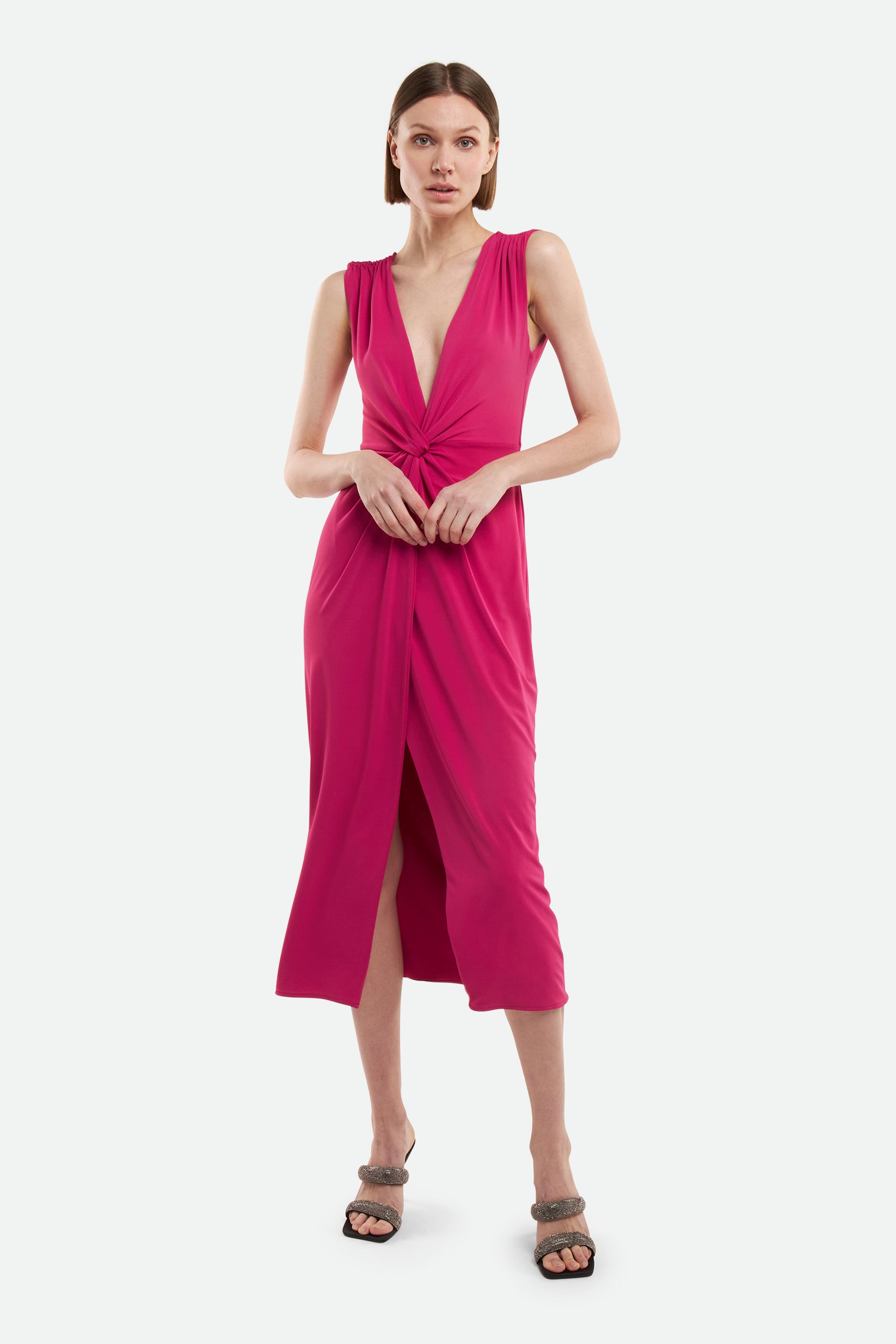 Patrizia Pepe Fuchsia Kleid