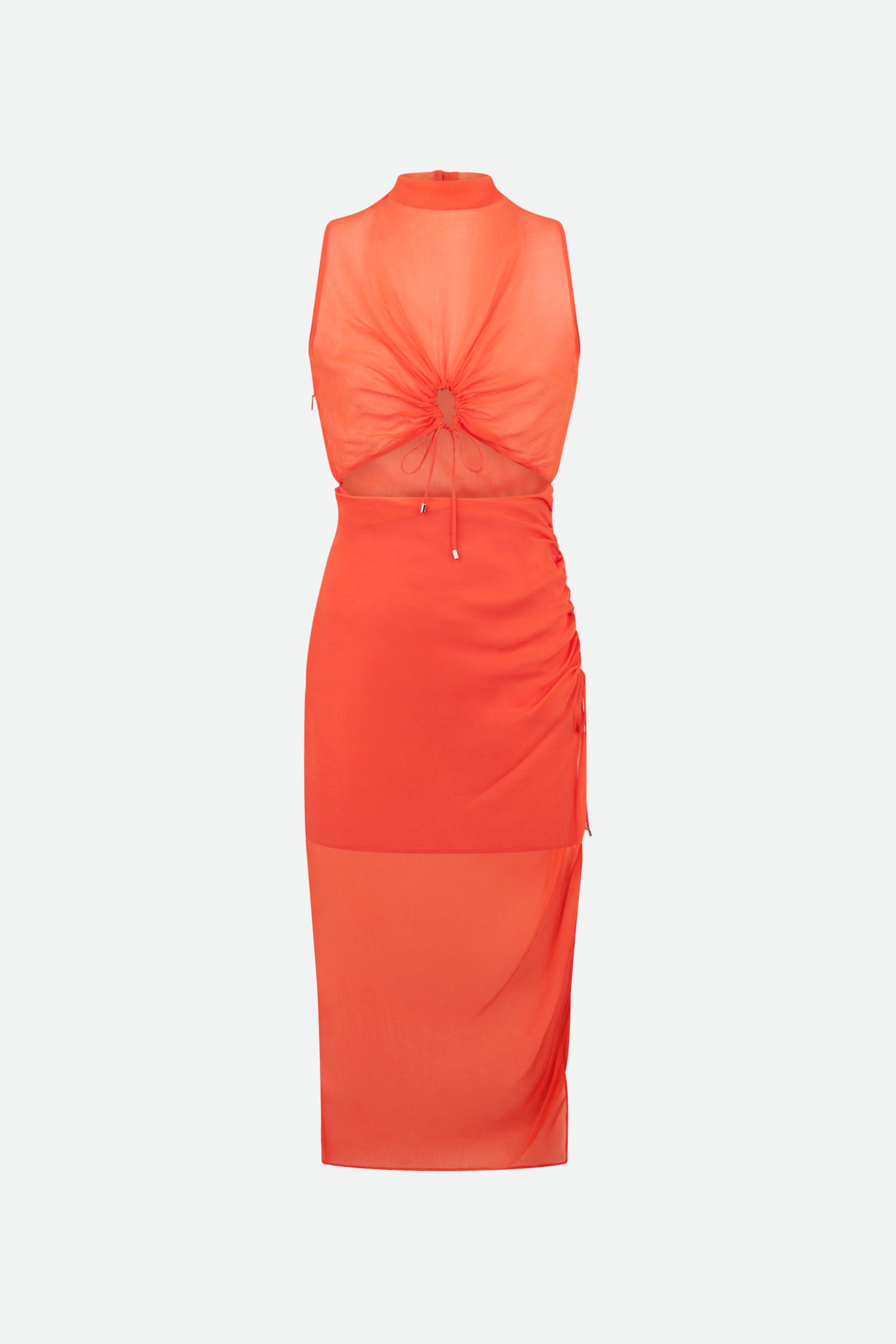 Patrizia Pepe Fluo Orange Kleid