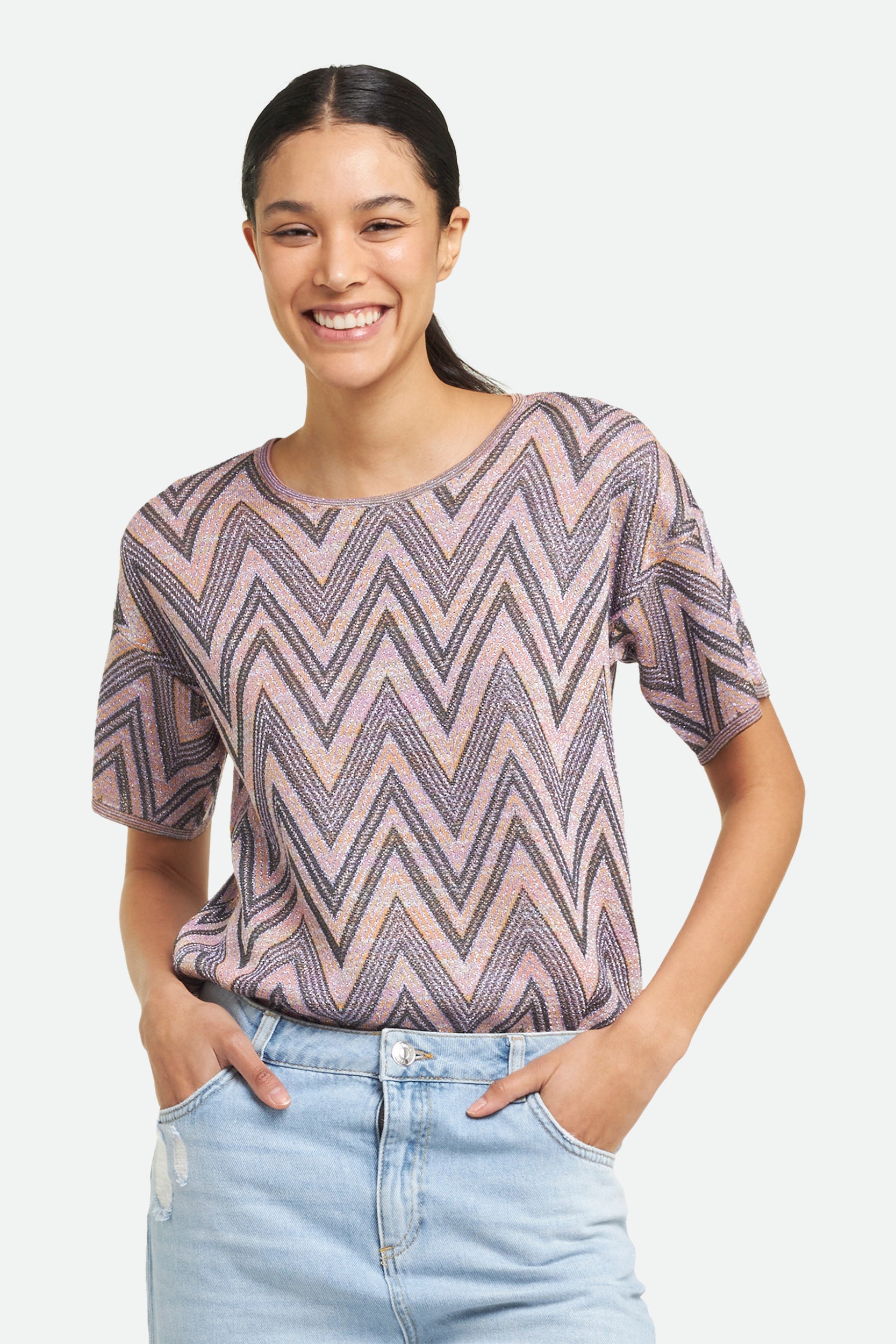 M Missoni Mehrfarbiges T-Shirt