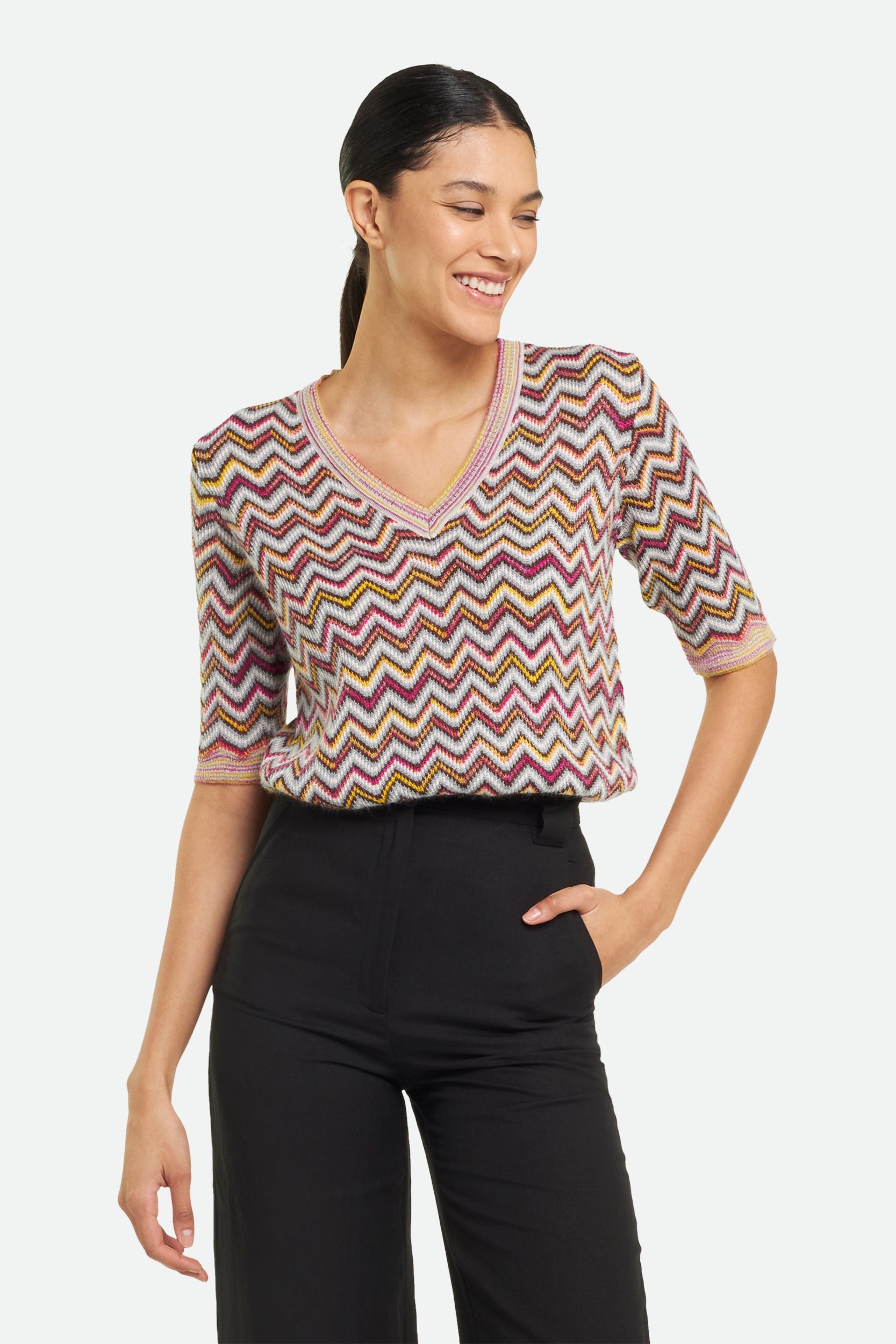 M Missoni Mehrfarbiger Pullover