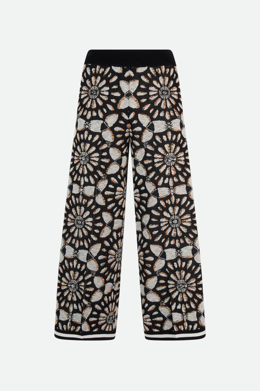 Schwarze Jacquard-Hose von Twinset